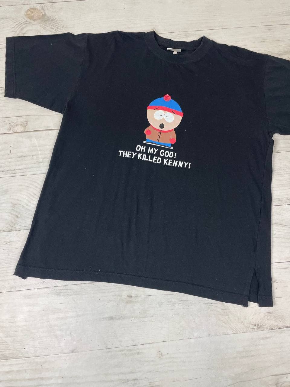 Cartoon Network Vintage South Park OH MY GOD THEY KILLED KENNY T Shirt 1999 Size US M / EU 48-50 / 2 - 2 Thumbnail