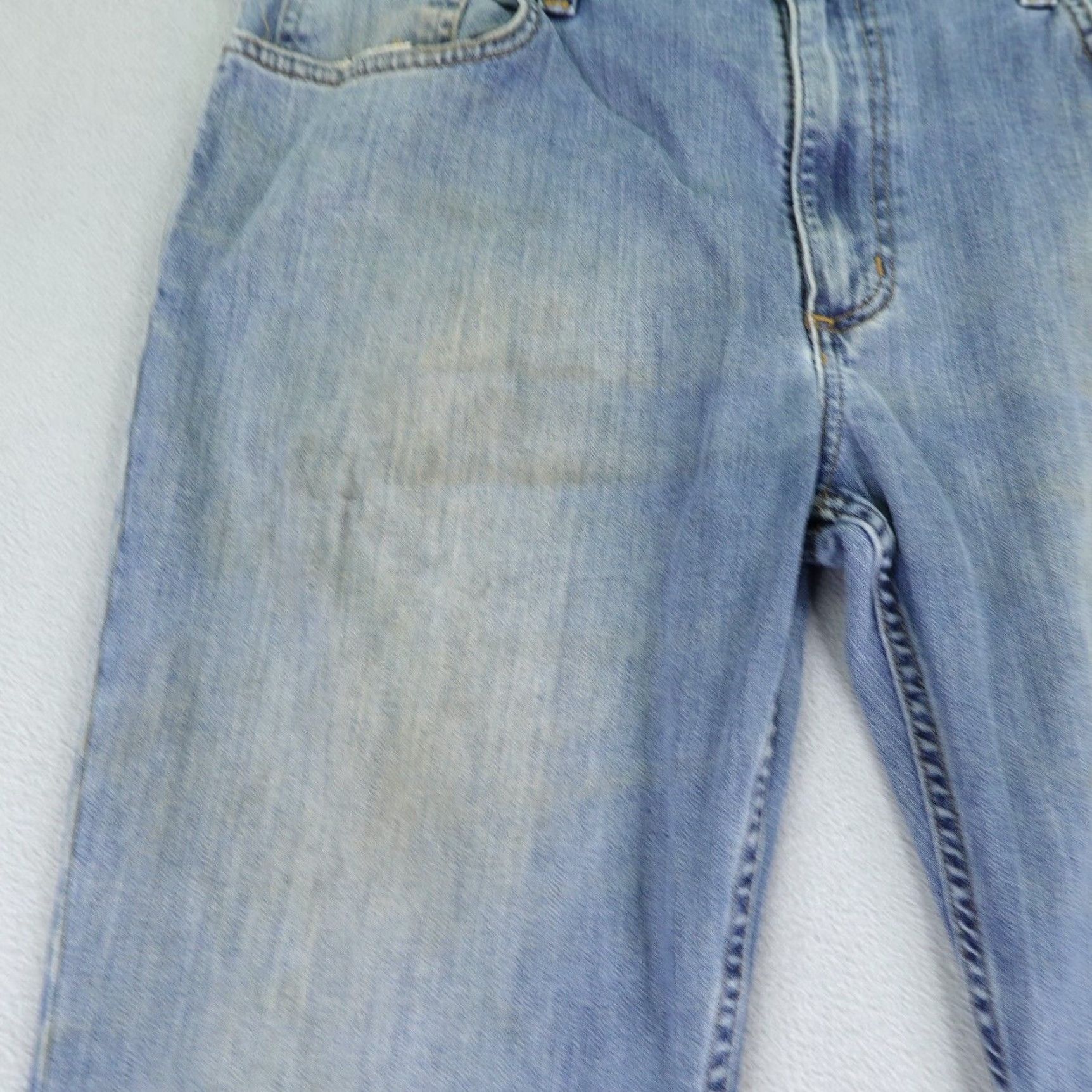 Carhartt Carhartt Jeans Mens 38x30 Blue Denim Relaxed Fit Rugged Flex Faded Work Pants Size US 37 - 5 Thumbnail