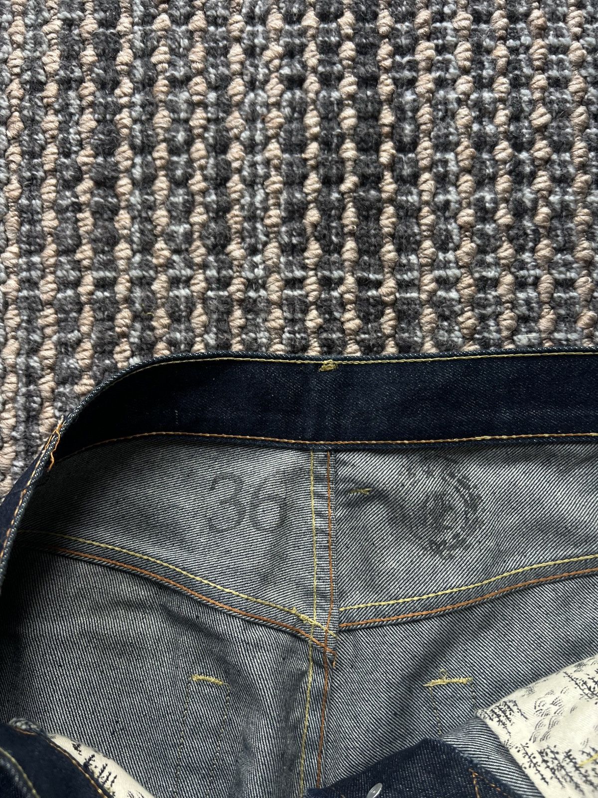 RMC Jeans RMC Jeans Rare Evisu Style Baggy Y2K Embroided Samurai Size US 36 / EU 52 - 7 Thumbnail