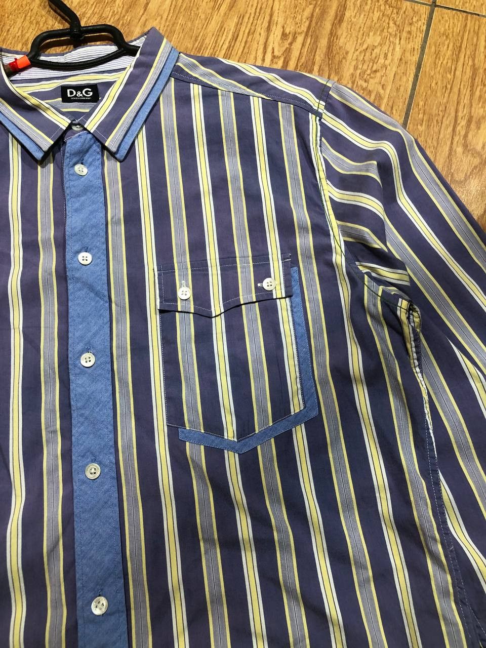 Dolce & Gabbana D&G Dolce & Gabbana Shirt Striped Made In Italy Button Up Size US L / EU 52-54 / 3 - 6 Thumbnail