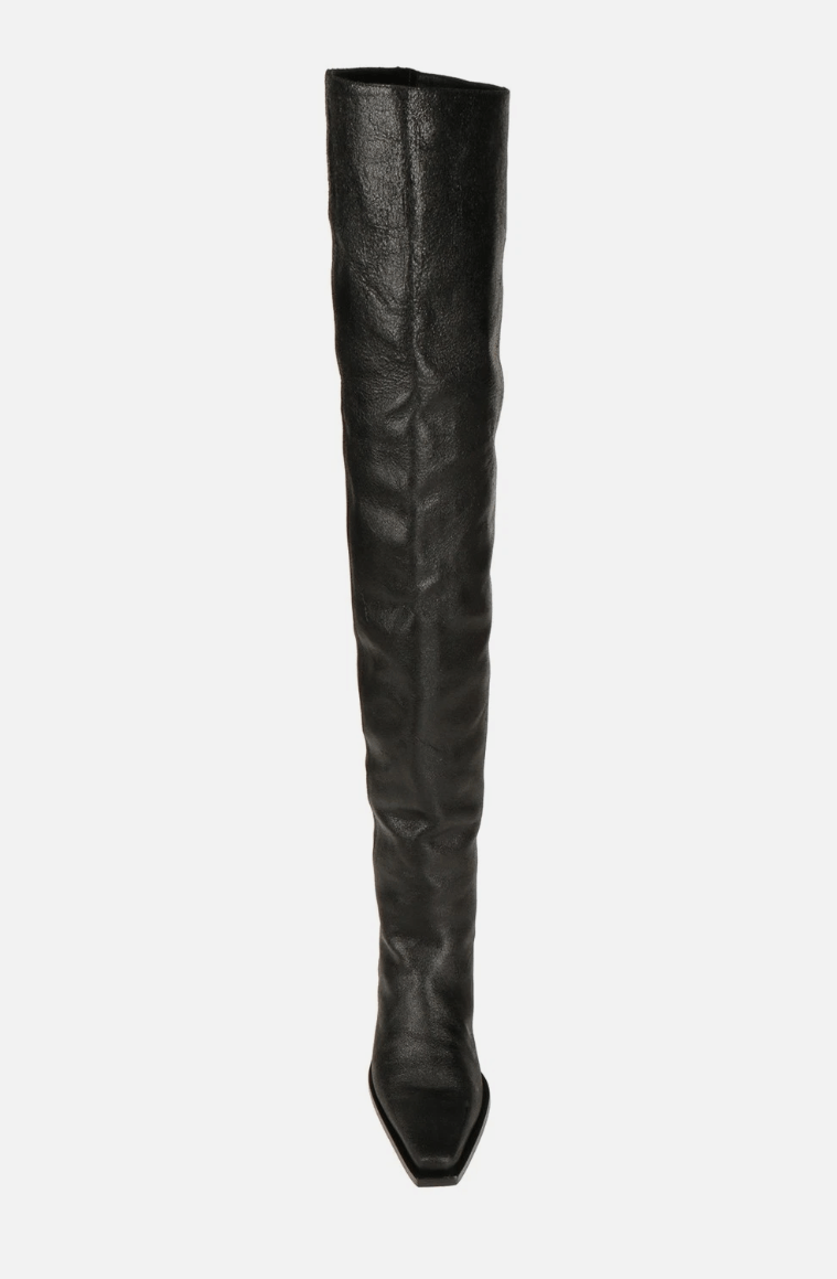 Ann Demeulemeester ANN DEMEULEMEESTER Leather Tall Boots Size US 7.5 / IT 37.5 - 4 Thumbnail
