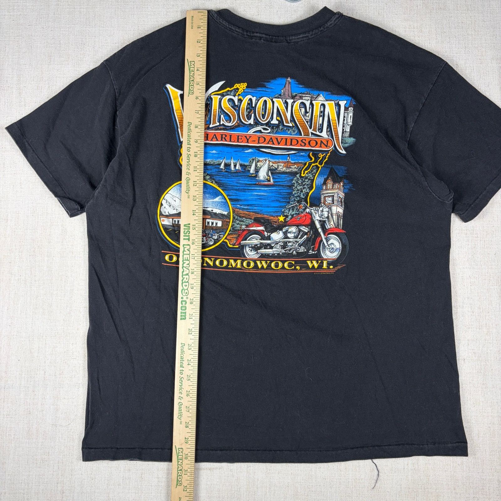 Harley Davidson Vintage Harley Davidson Soaring Eagle 1996 XXL Pocket Tee Size US XXL / EU 58 / 5 - 8 Thumbnail