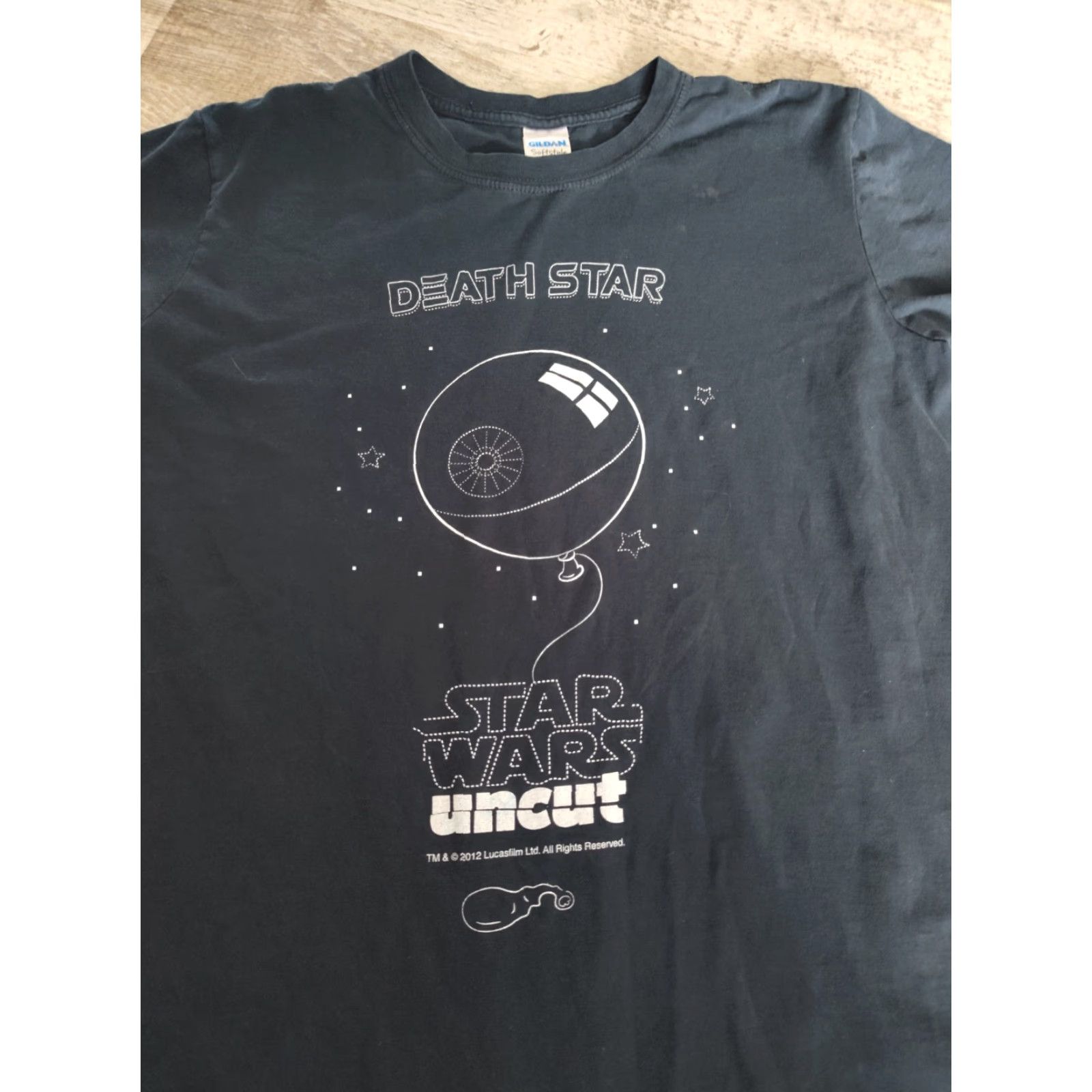 Official Star Wars Death Star T-Shirt - Men's Black Graphic Tee - View #7