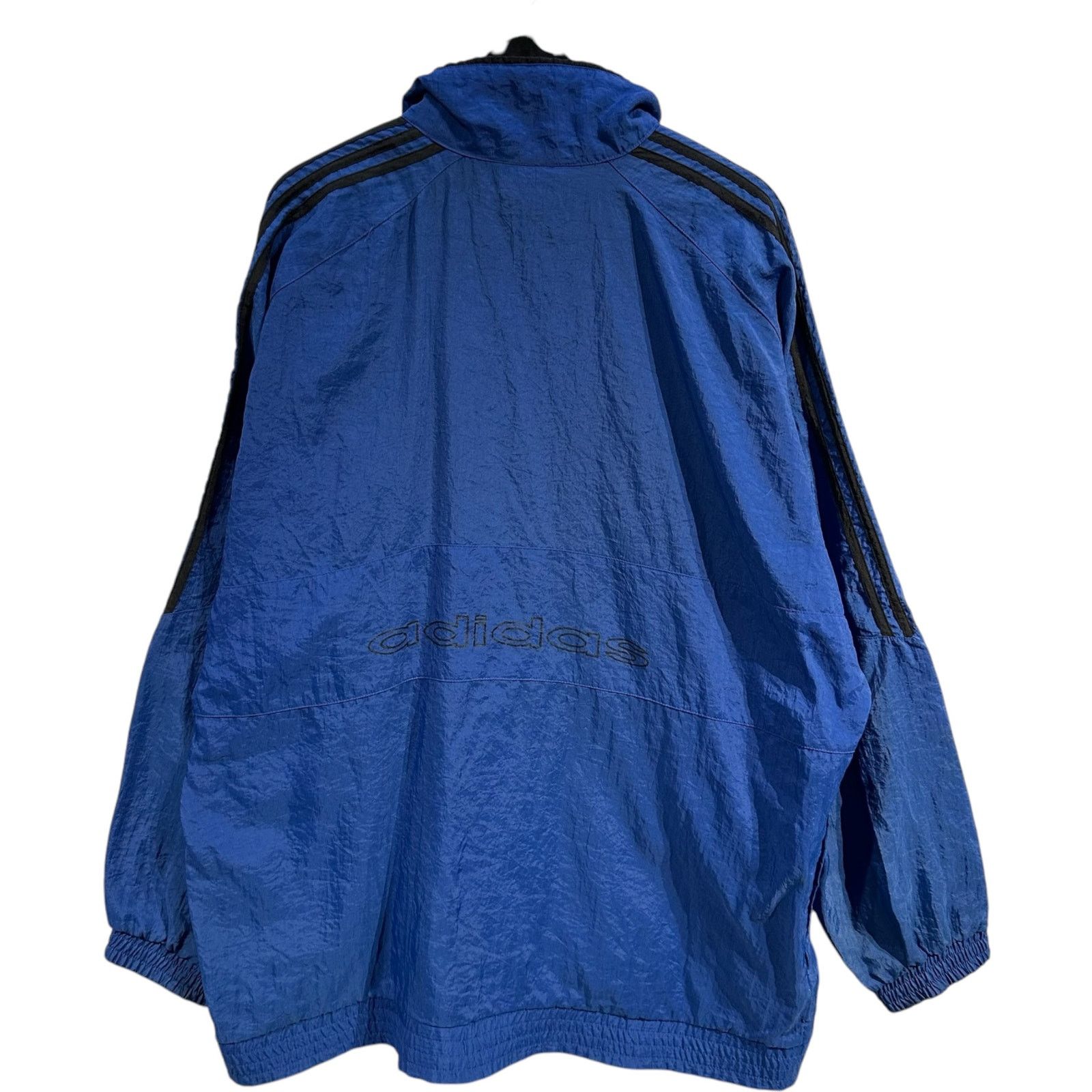 Adidas Vintage Adidas 3 Stipes Full Zip Windbreaker XL Size US XL / EU 56 / 4 - 5 Thumbnail