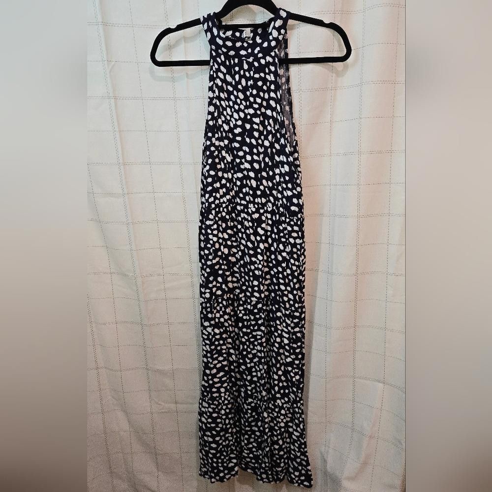Designer High Neck Maxi Dress Size L / US 10 / IT 46 - 1 Thumbnail