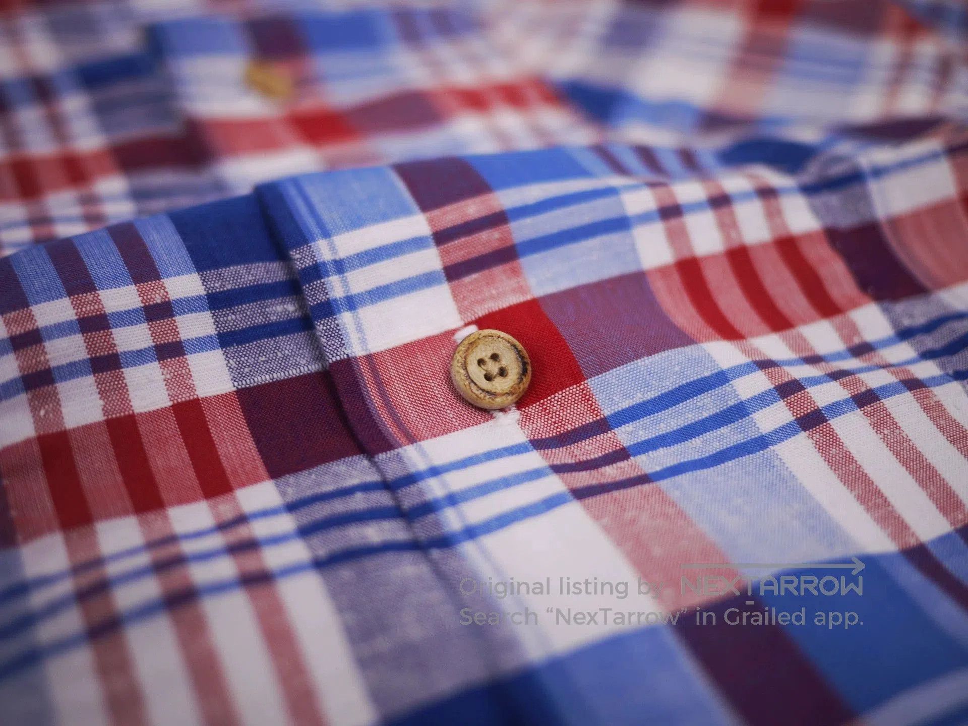 Visvim Plaid Short-Sleeve Button-Up Shirt. Size US XXL / EU 58 / 5 - 5 Thumbnail