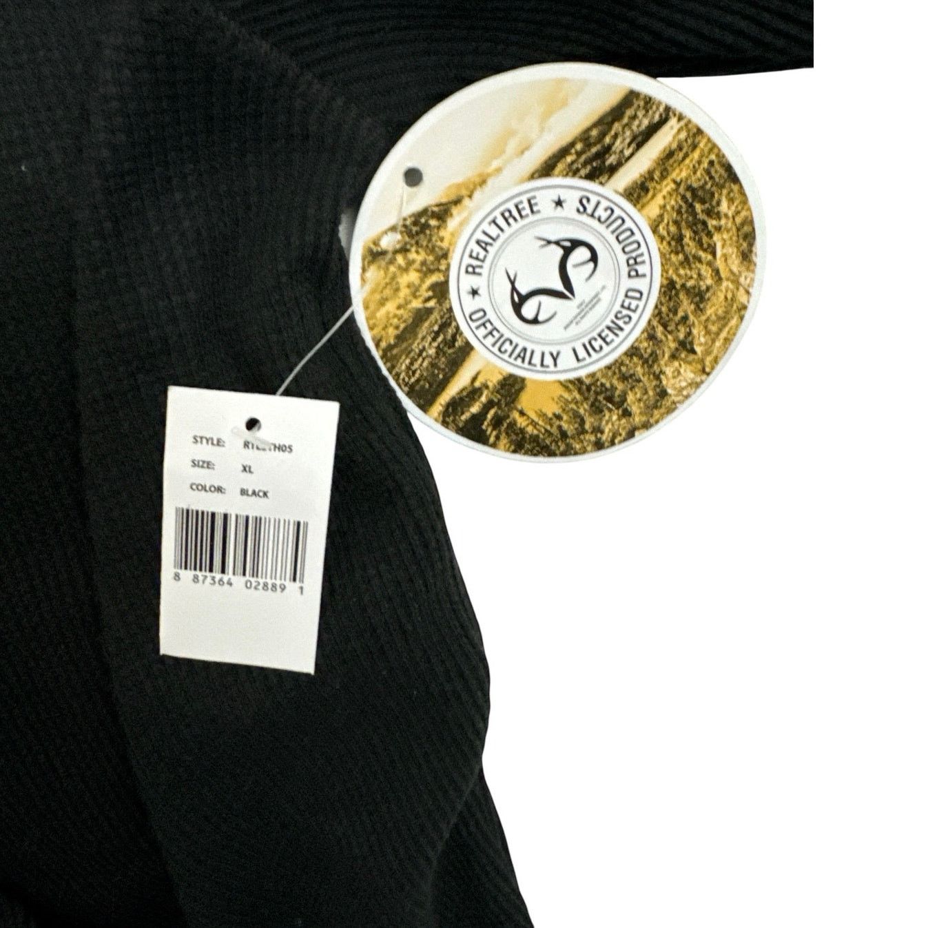 Realtree Realtree Men’s RTA Ranger Thermal Hoodie - XL - Black Size US XL / EU 56 / 4 - 9 Thumbnail