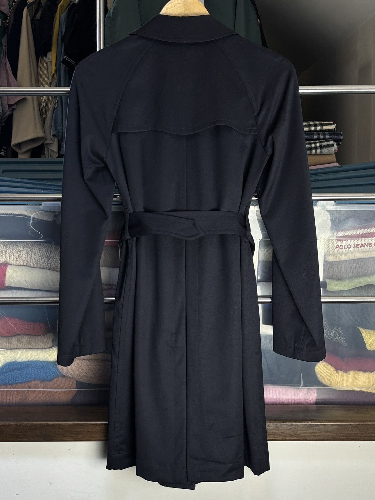 Comme des Garcons × H&M H&M x Comme Des Garcons Avant Garde Belted Parka Coat Opium Size S / US 4 / IT 40 - 5 Thumbnail
