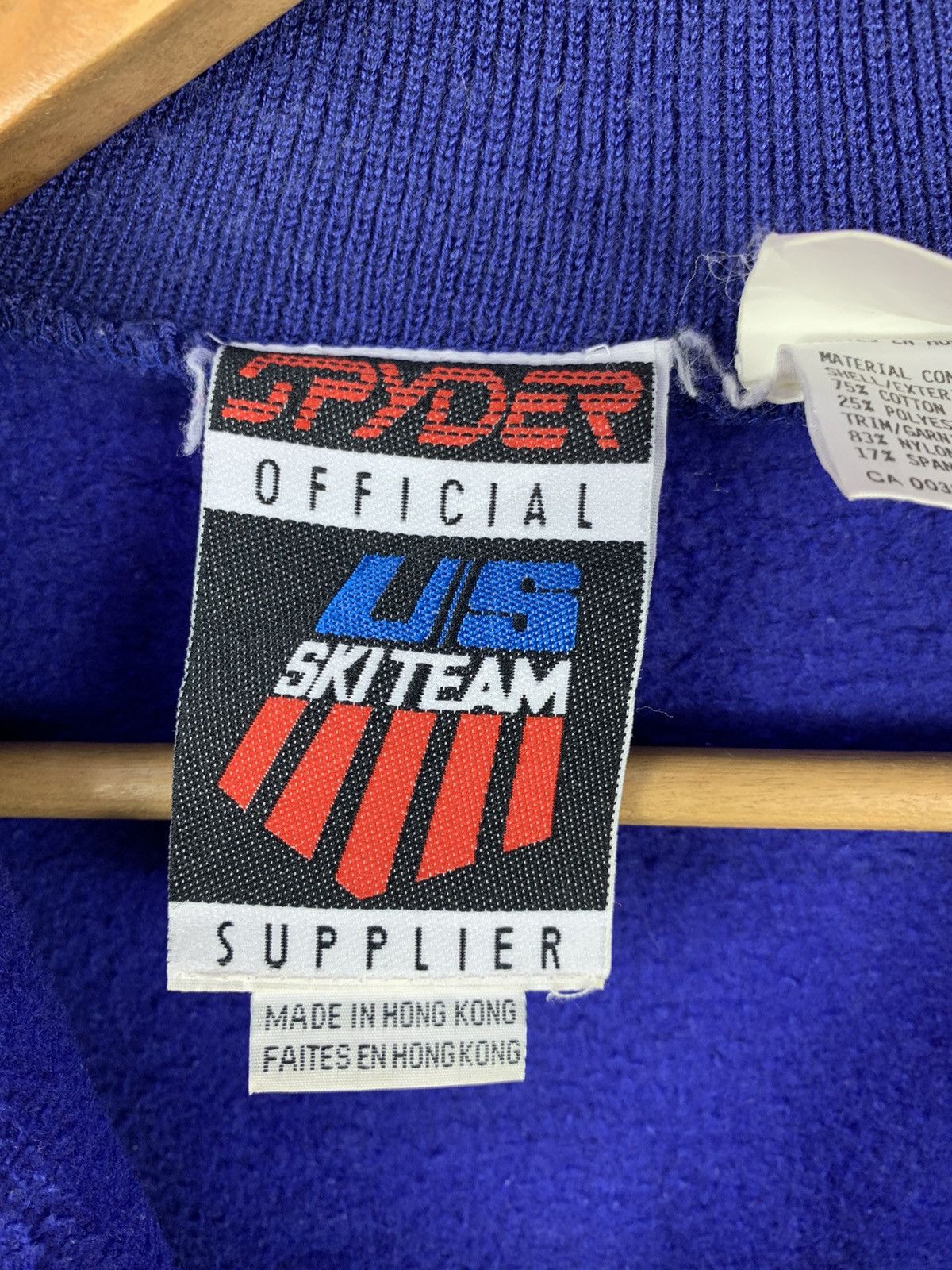 Spyder Steals! Spyder Official US Ski Team Half Zipper Sweater Size US M / EU 48-50 / 2 - 9 Thumbnail