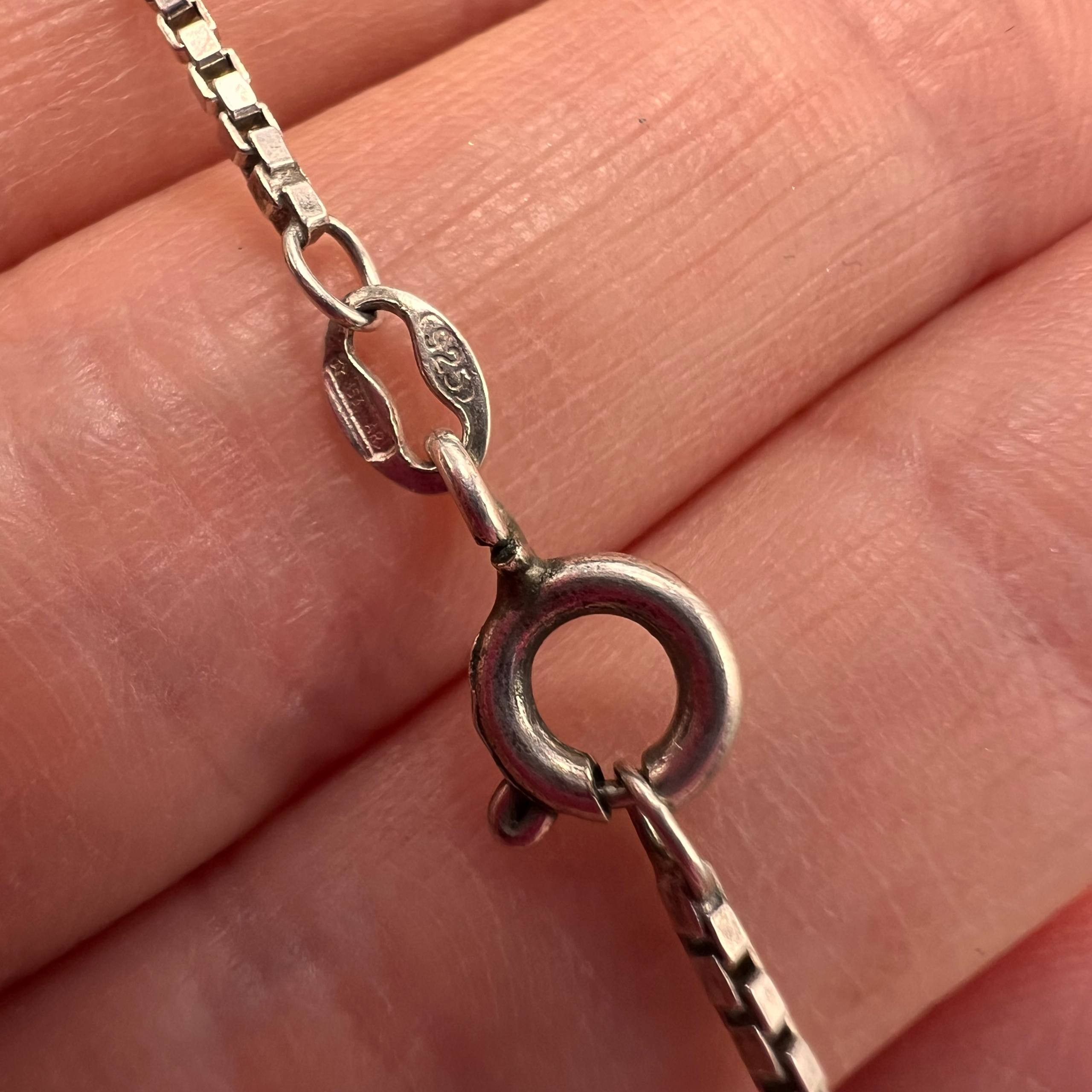 Sterling Silver Vintage Sterling Silver 925 Italian Chain Necklace 5.3 g Size ONE SIZE - 2 Thumbnail