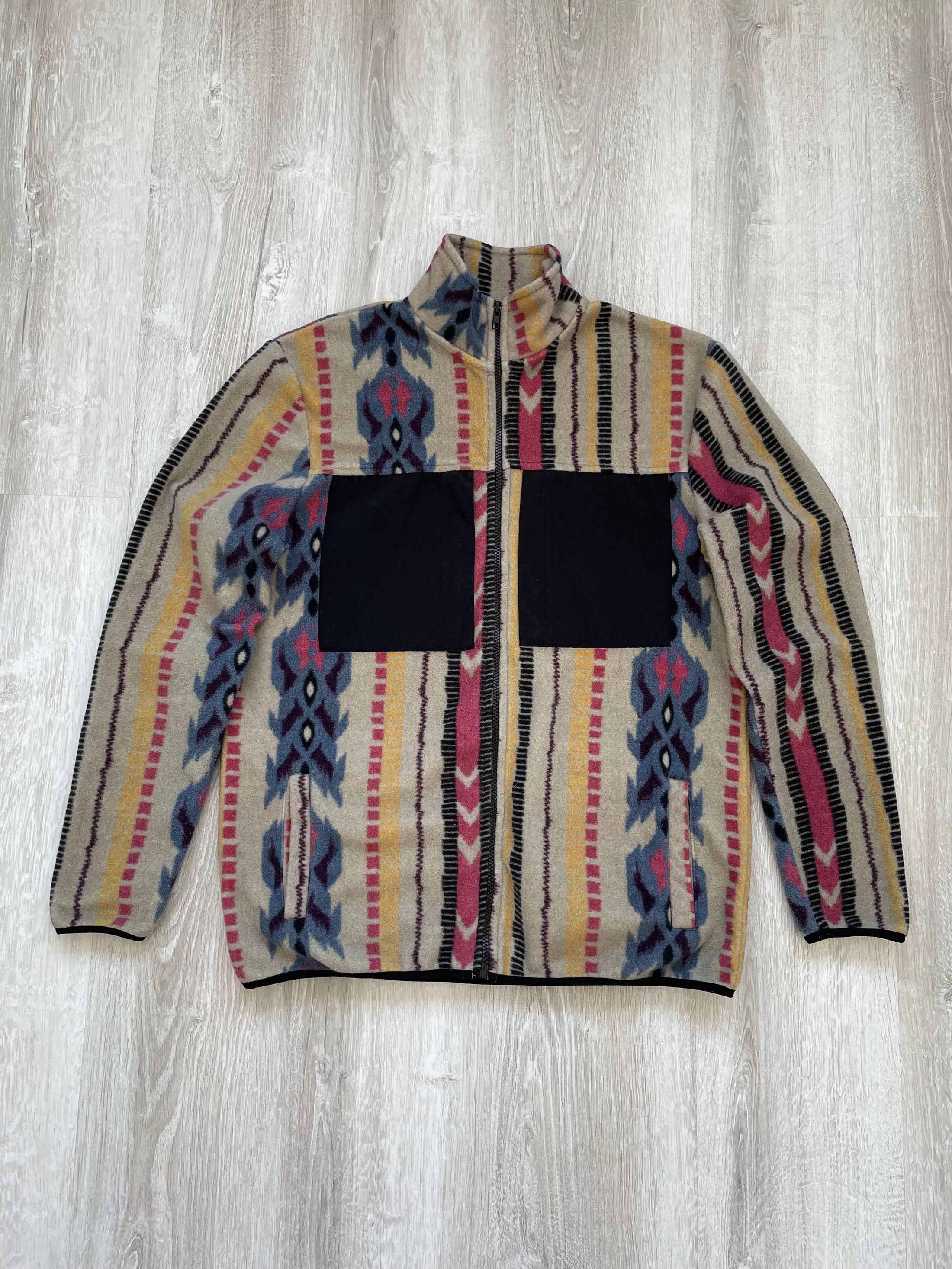 Asos Asos Multicolor Fleece Pockets Jacket Size US S / EU 44-46 / 1 - 1 Thumbnail