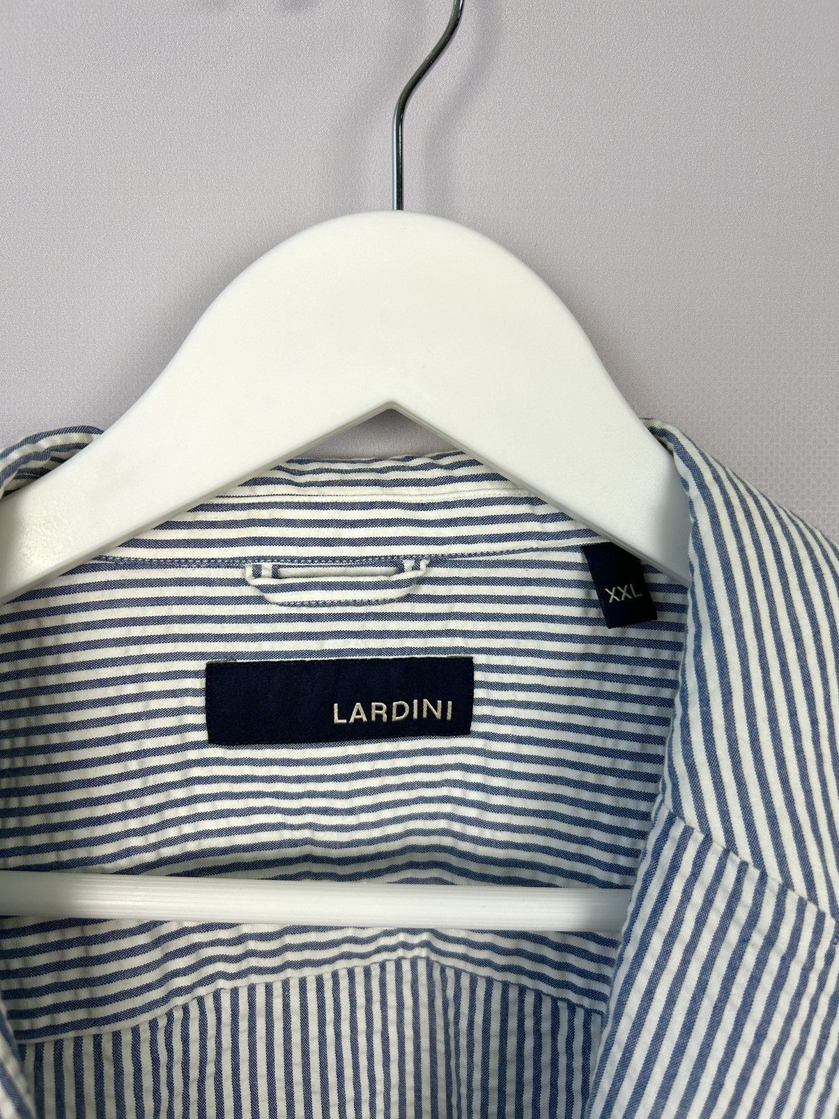 Designer × Lardini LARDINI Egama Striped Cotton Unlined Blazer Jacket Size EU56 Size 46R - 16 Thumbnail
