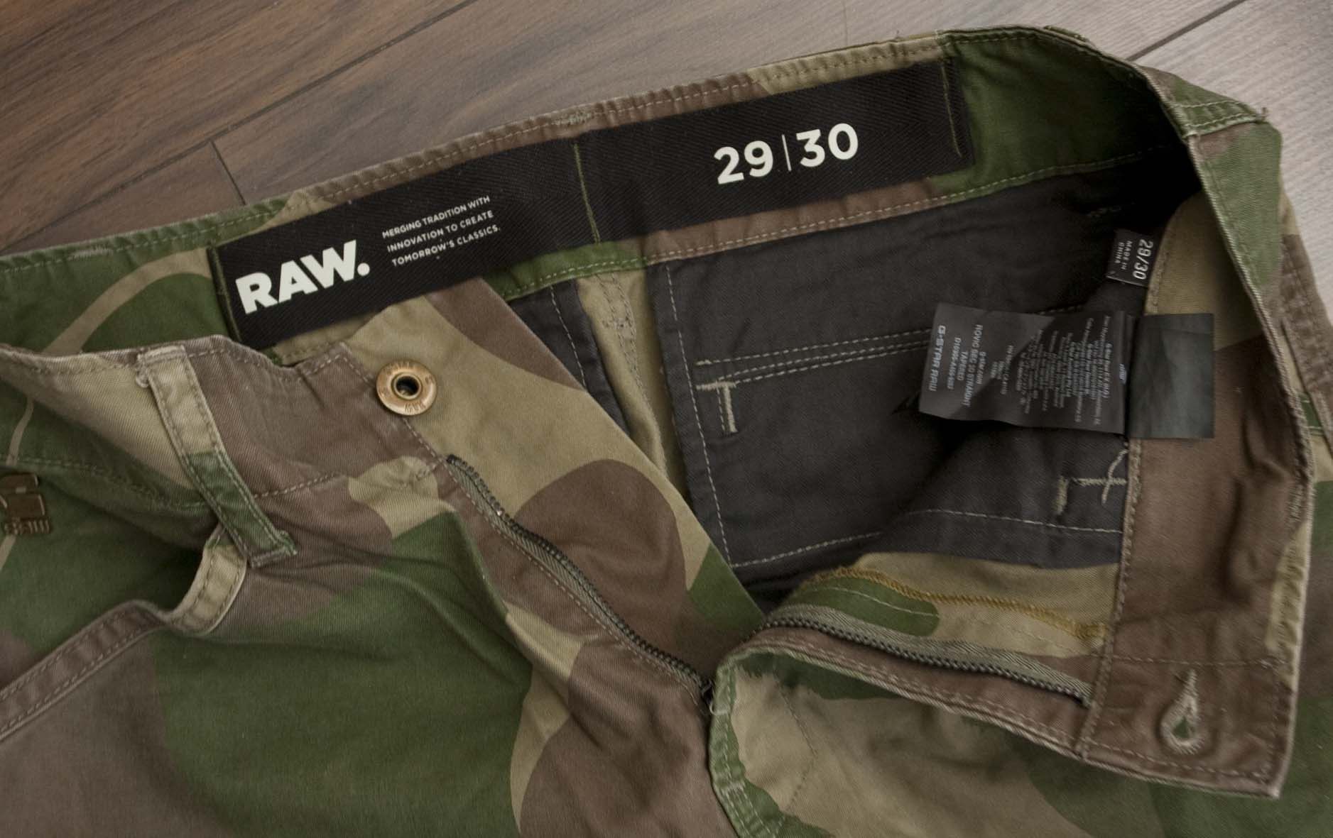 G-Star G Star Pants Rovic 3D Straight Tapered Camo Size 30x27 Size US 30 / EU 46 - 7 Thumbnail