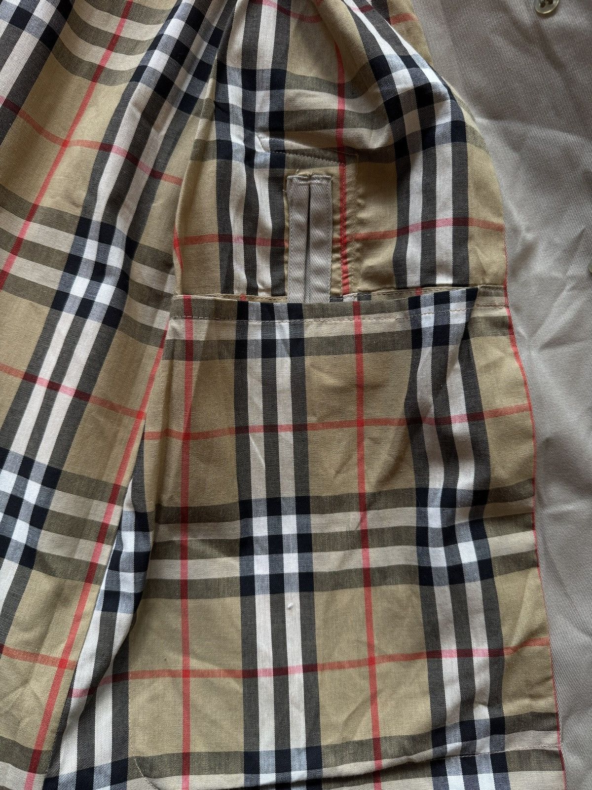 Burberry × Designer × Vintage Burberrys 1990s vintage nova check lining iconic trench coat Size M / US 6-8 / IT 42-44 - 5 Thumbnail