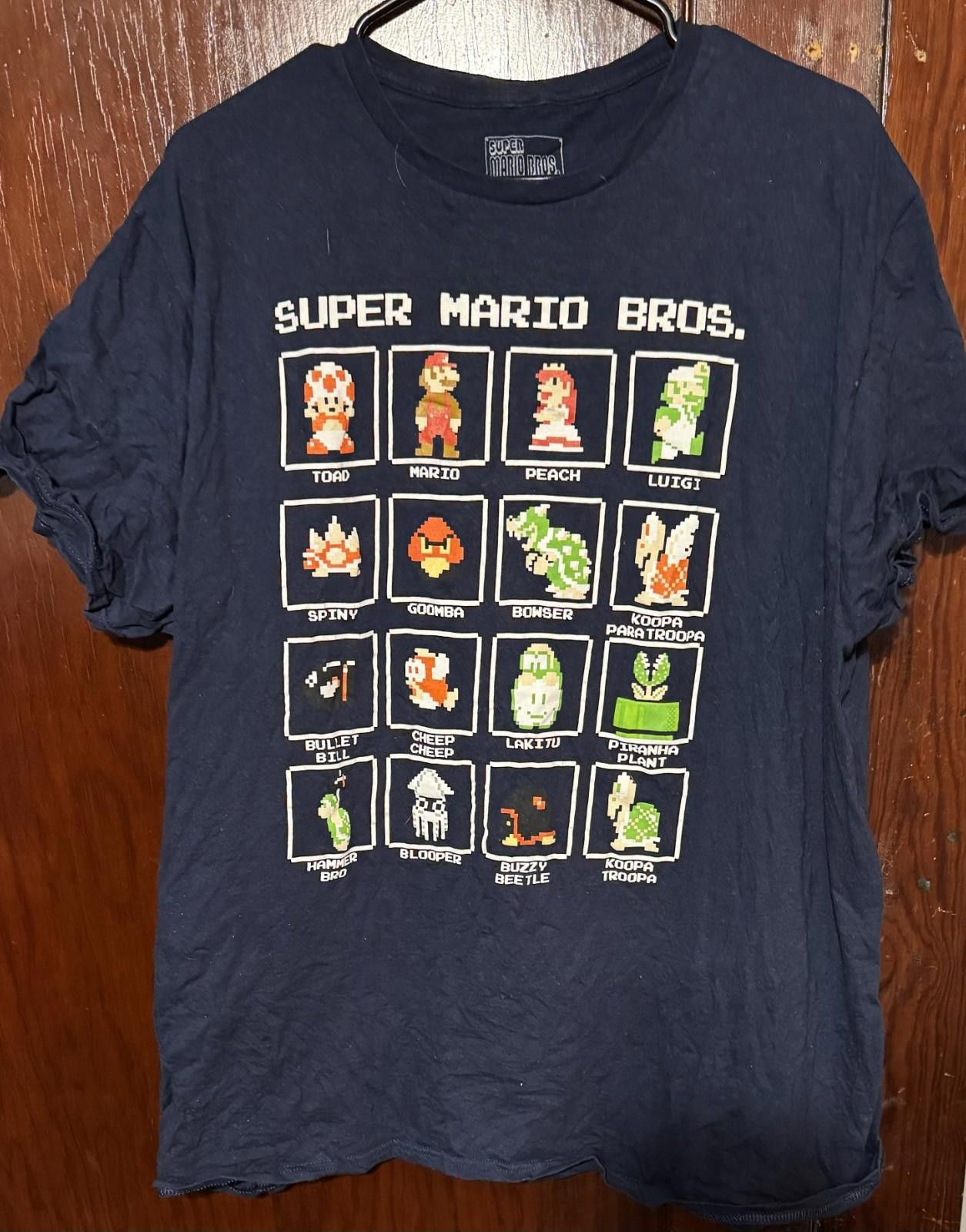 Marithe + Francois Girbaud Super Mario Brothers Characters T Shirt Men's Size XXL Blue Size US XXL / EU 58 / 5 - 1 Thumbnail