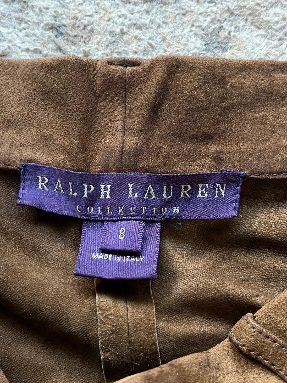 Ralph Lauren Polo Ralph Lauren Purple Label Leather Pants Made in Italy Size 30" / US 8 / IT 44 - 2 Thumbnail