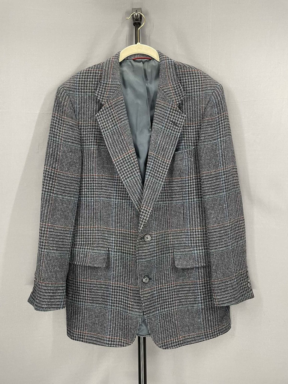 Other Hart Schaffner Marx Glen Plaid Wool Blazer 44R USA Size 44R - 8 Thumbnail