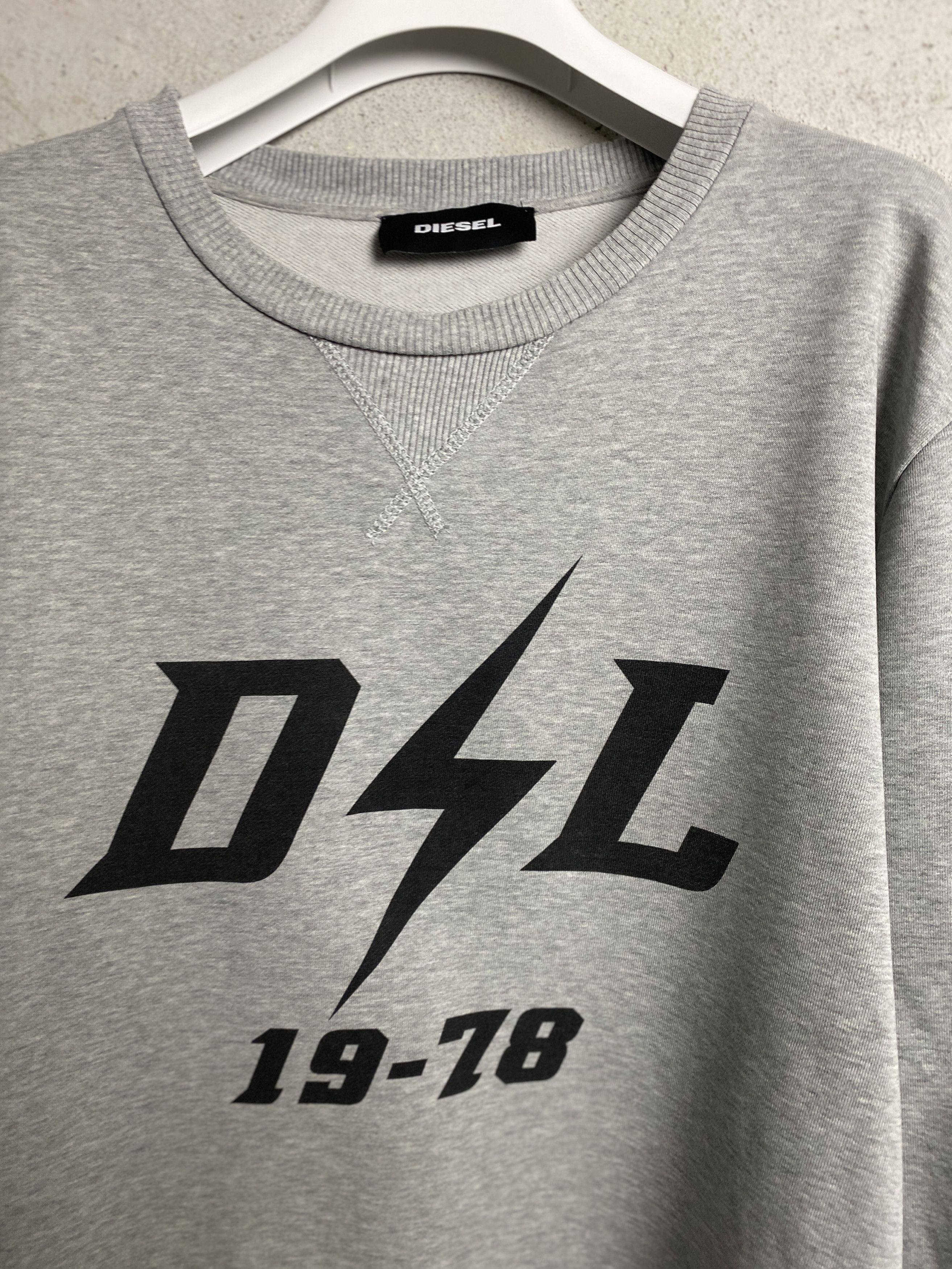 Diesel Diesel big logo sweatshirt crewneck casual skate rap Size US L / EU 52-54 / 3 - 2 Thumbnail