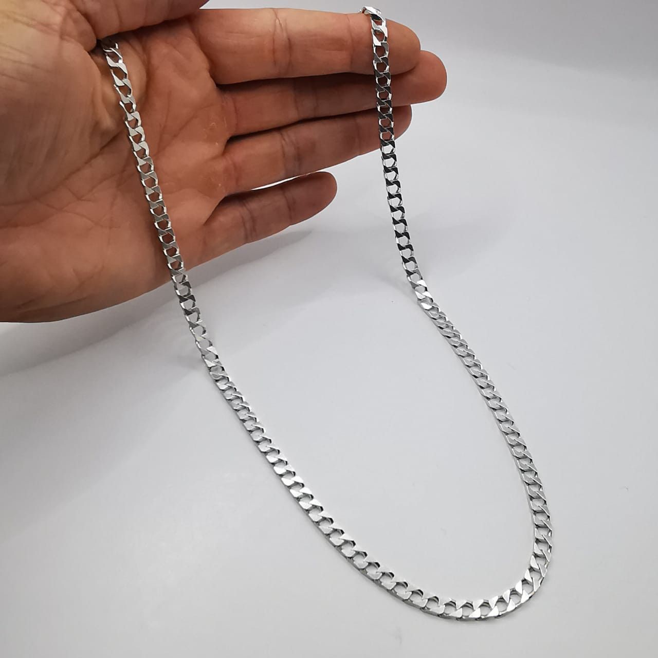 Sterling Silver Vintage Chain, 925 Sterling Silver, Signed 29,39g Size ONE SIZE - 6 Thumbnail