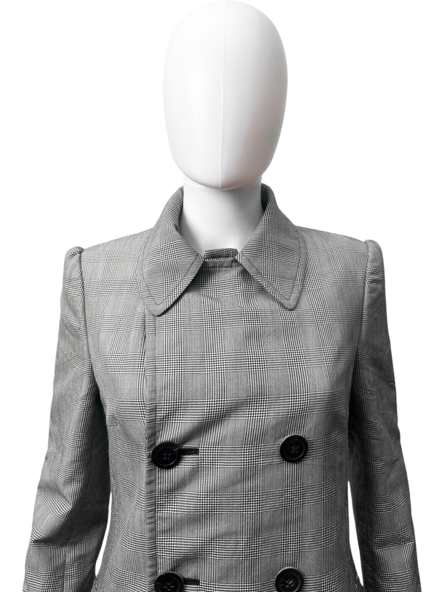 Comme des Garcons × Junya Watanabe A/W 2009 Double Breasted Grey Coat Size M / US 6-8 / IT 42-44 - 6 Thumbnail