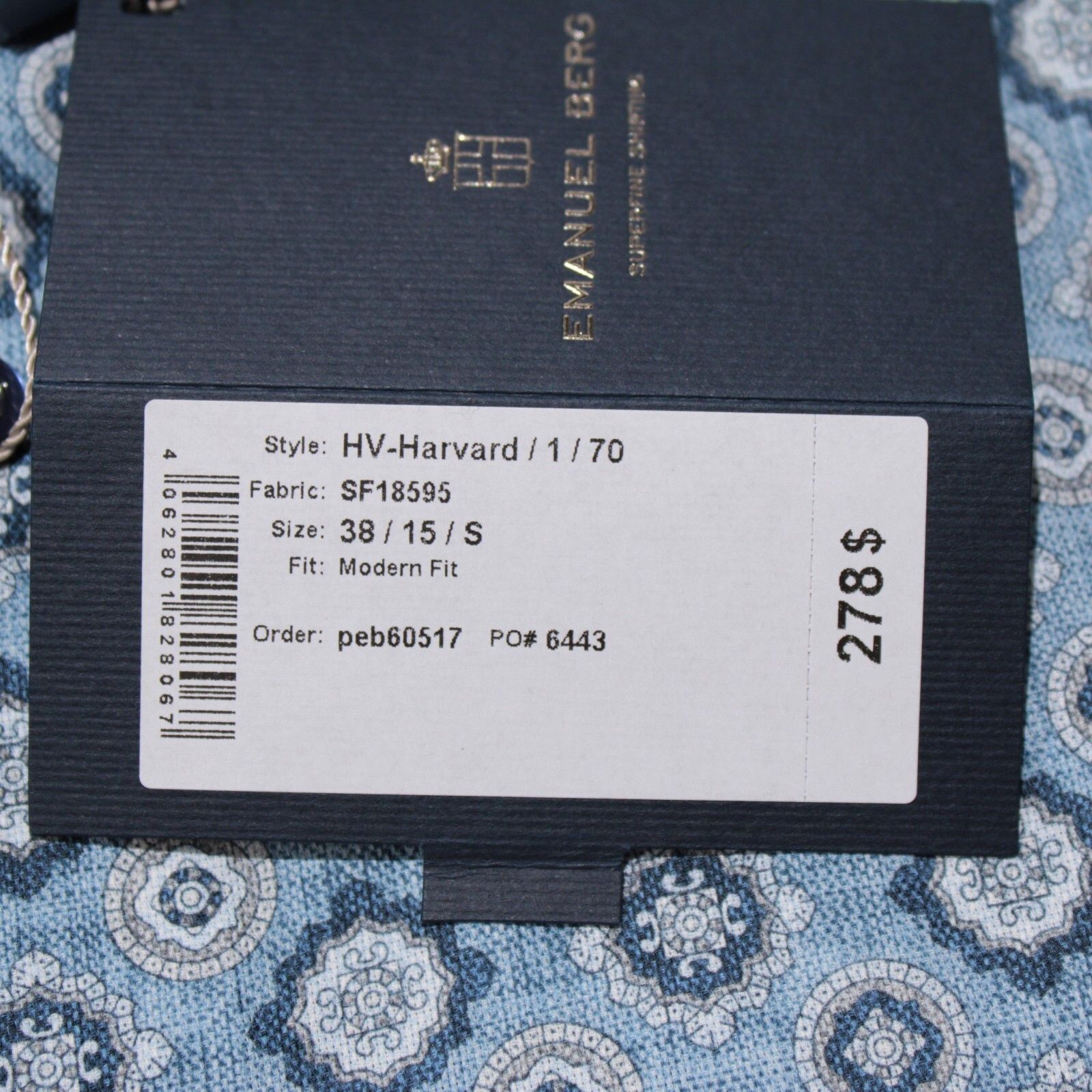 Other Emanuel Berg New with tags Shirt Size S US In Blue Size US S / EU 44-46 / 1 - 7 Thumbnail