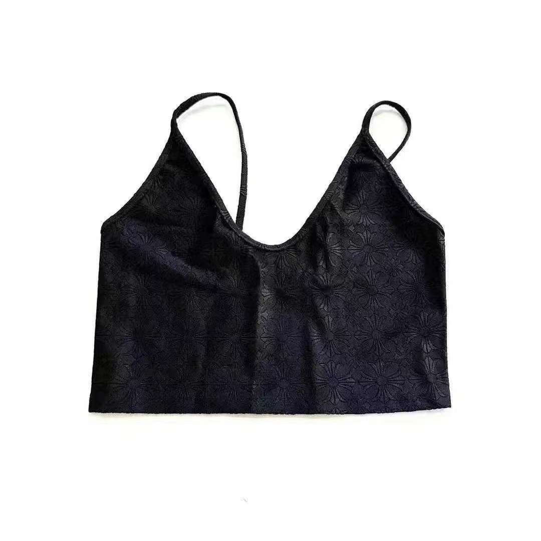 Chrome Hearts Plus cross horseshoe crop strap tank top Grailed