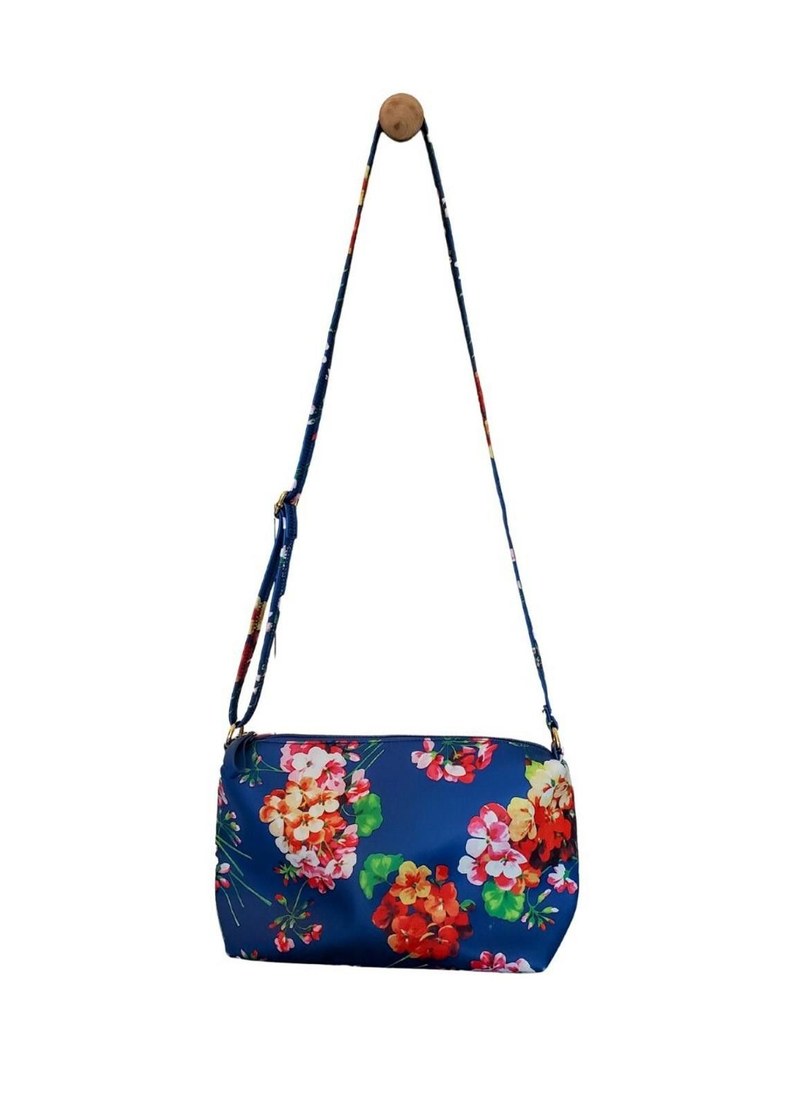 Other Emma Fox Womens Crossbody Colorful Blue Floral Bag Size ONE SIZE - 2 Thumbnail
