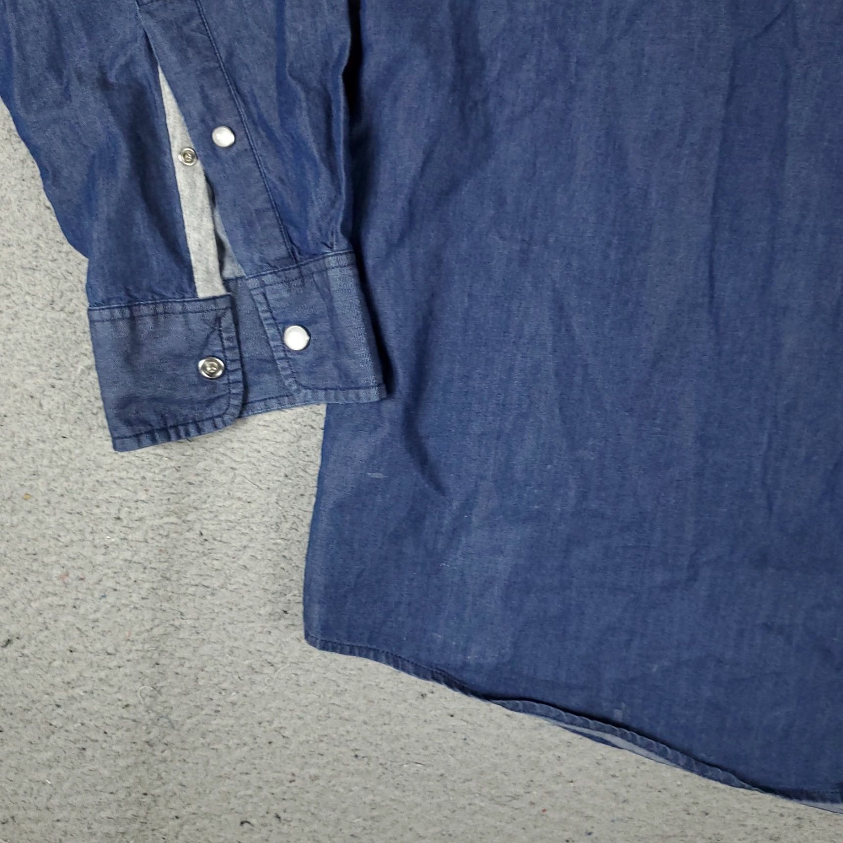 johnnie-O Johnnie-O Shirt Men's XL Blue Button-Up Long Sleeve Solid Cotton Blend Mens Size US XL / EU 56 / 4 - 3 Thumbnail