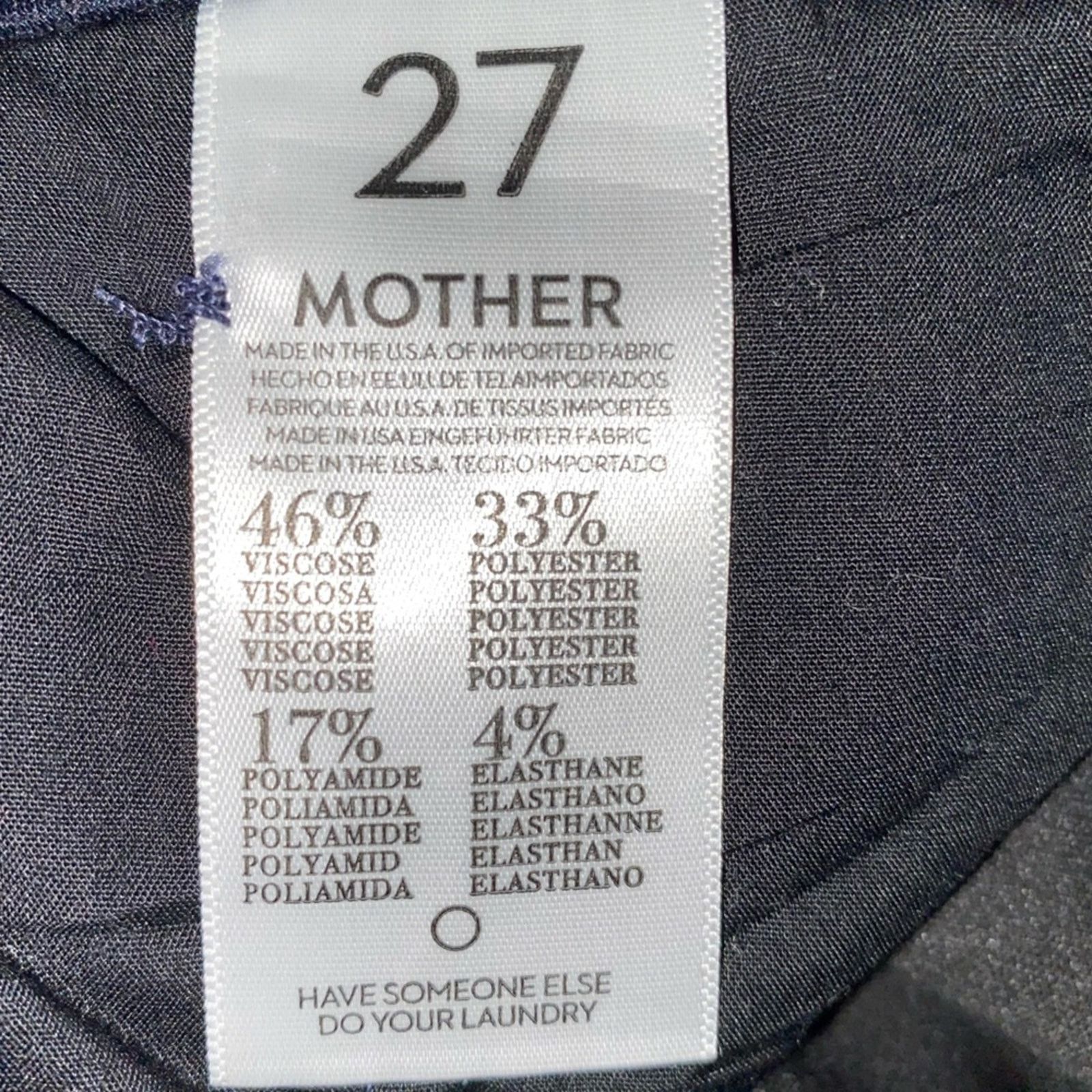 MOTHER Mother Denim Pleated Trainer Blue French Kissing Jeans 27 Size 27" / US 4 / IT 40 - 14 Thumbnail