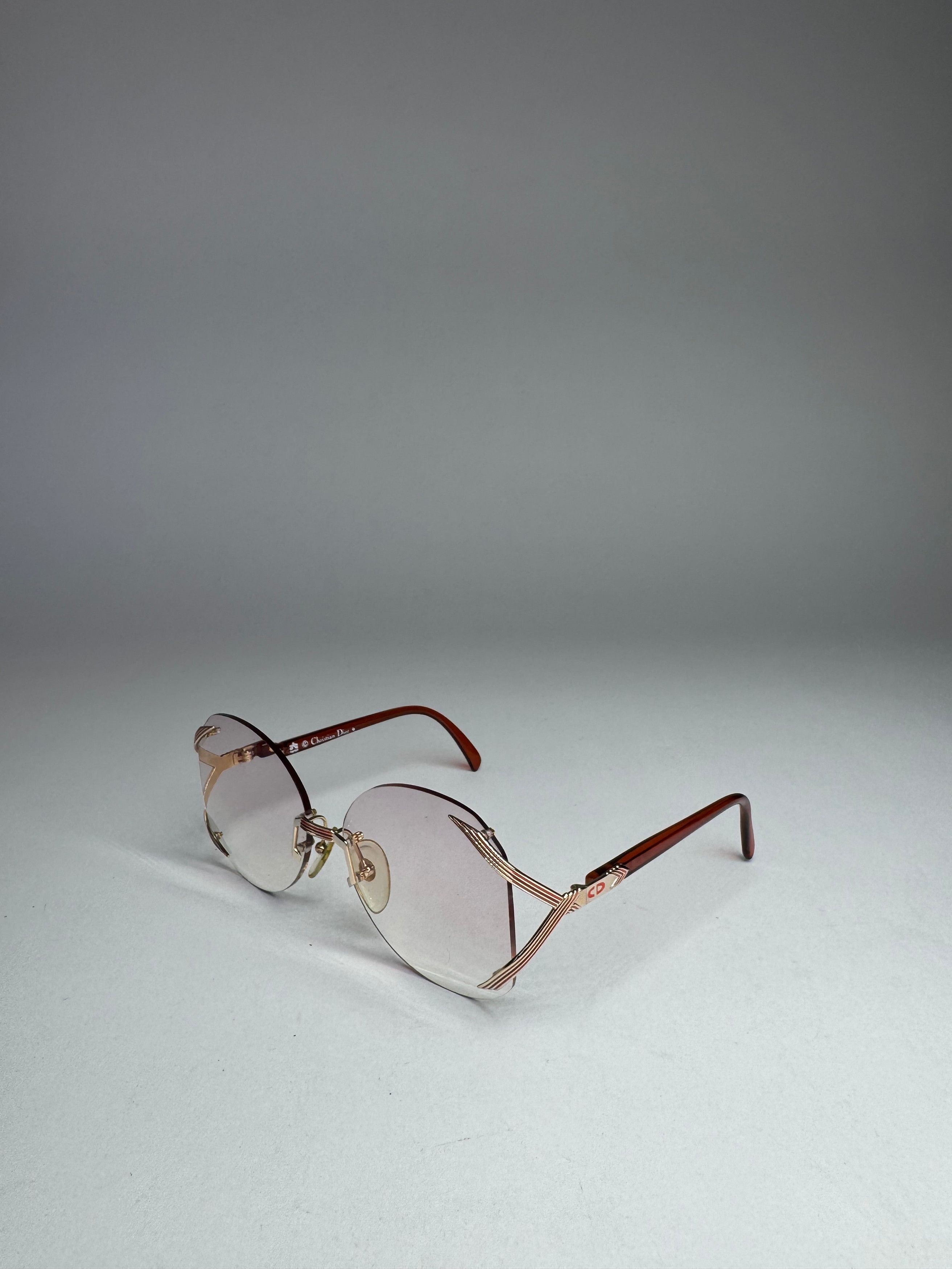 Dior Vintage Framless sunglasses purple Size ONE SIZE - 1 Thumbnail