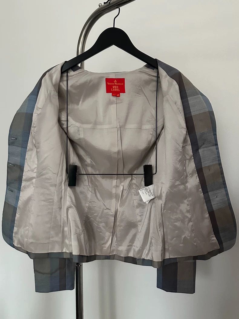 Vivienne Westwood Vivienne Westwood Morandi blue suit jacket top JK uniform Size S / US 4 / IT 40 - 4 Thumbnail