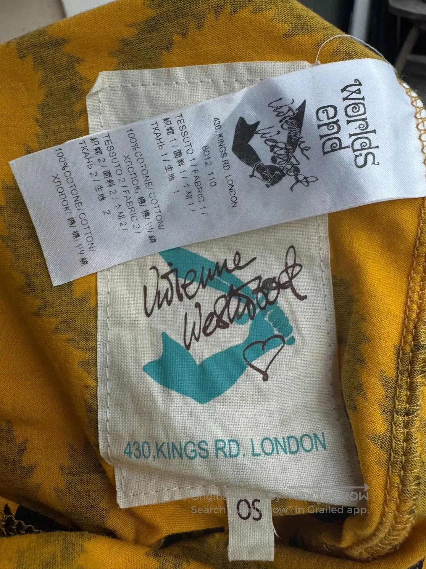 Vivienne Westwood vivienne westwood yellow black irregular top. Size XXS / US 00 / IT 34 - 4 Thumbnail