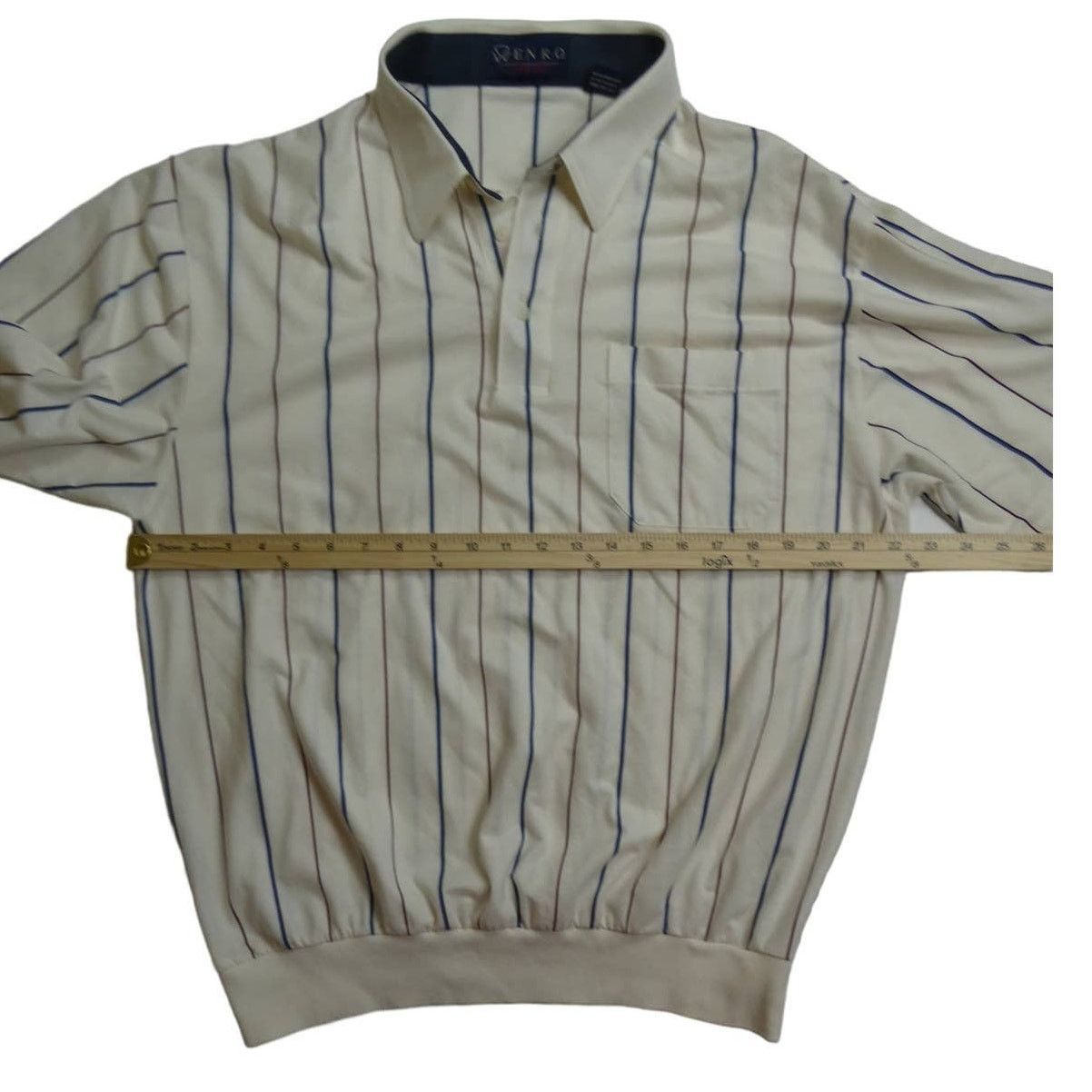 Enro Vintage 90s Enro Cotton Mist Banded polo shirt, XL Size US XL / EU 56 / 4 - 3 Thumbnail