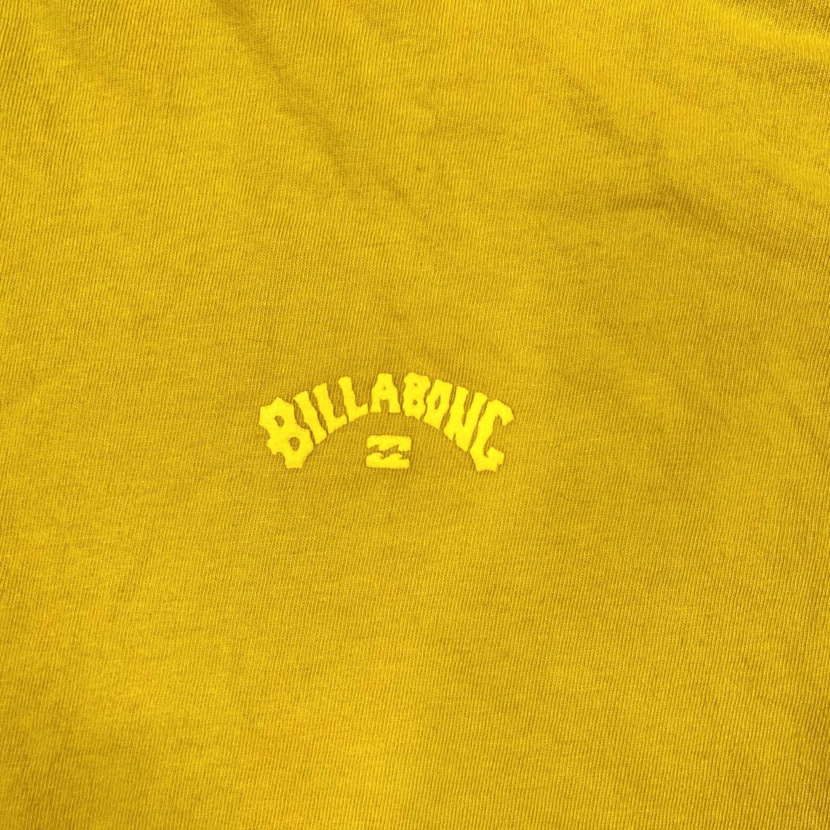 Billabong Billabong Shirt Adult L Yellow Wave Washed Logo Short Sleeve Crew Neck T Men's Size US L / EU 52-54 / 3 - 4 Thumbnail