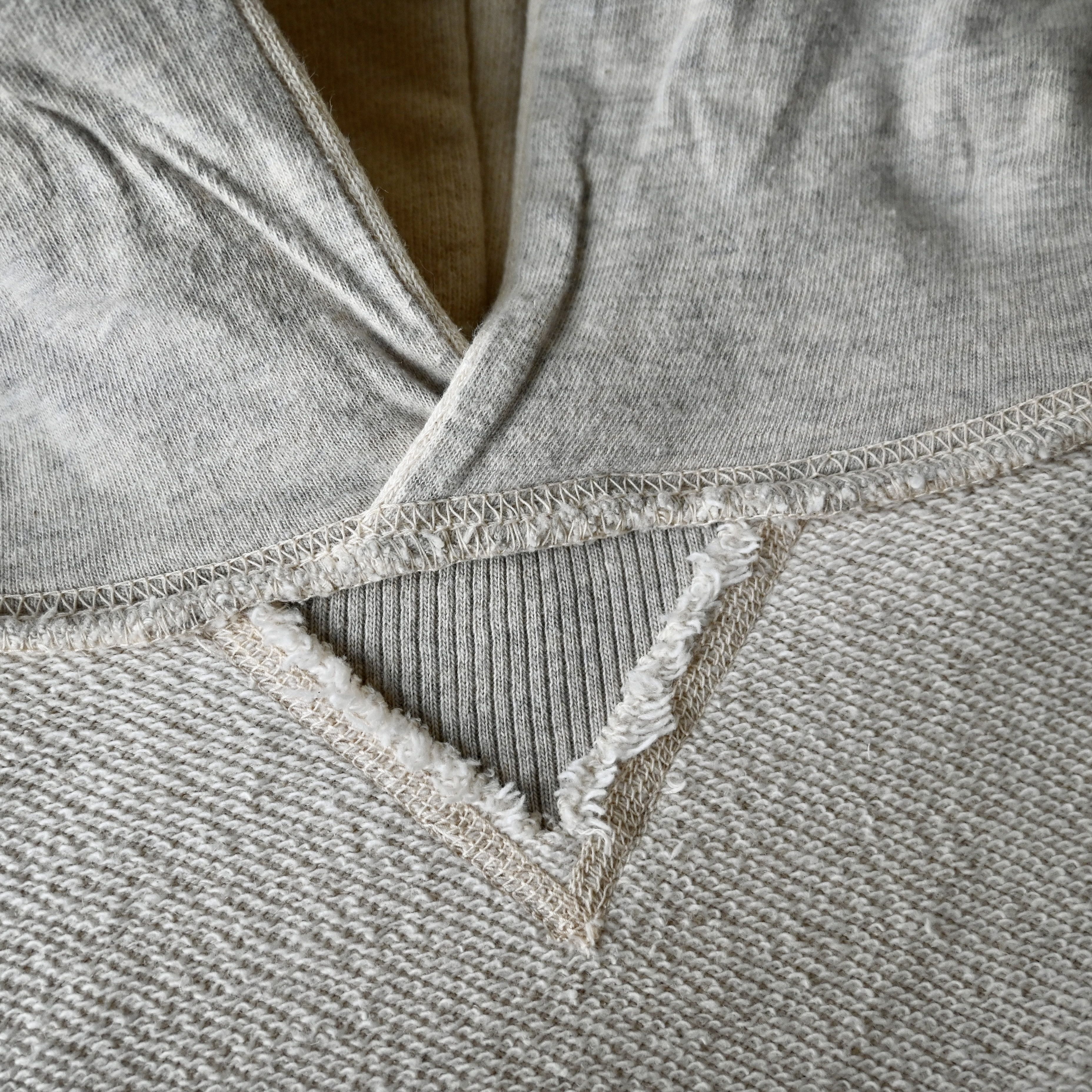 Kapital Kapital cotton&hemp French-terry fish tail hoodie, oatmeal Size US S / EU 44-46 / 1 - 10 Thumbnail