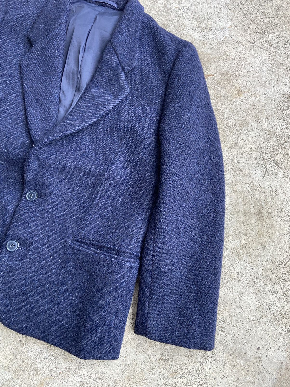 Rei Kawakubo AW1988 Comme des Garçons x Harris Tweed Wool Blazer Jacket Size US M / EU 48-50 / 2 - 2 Thumbnail