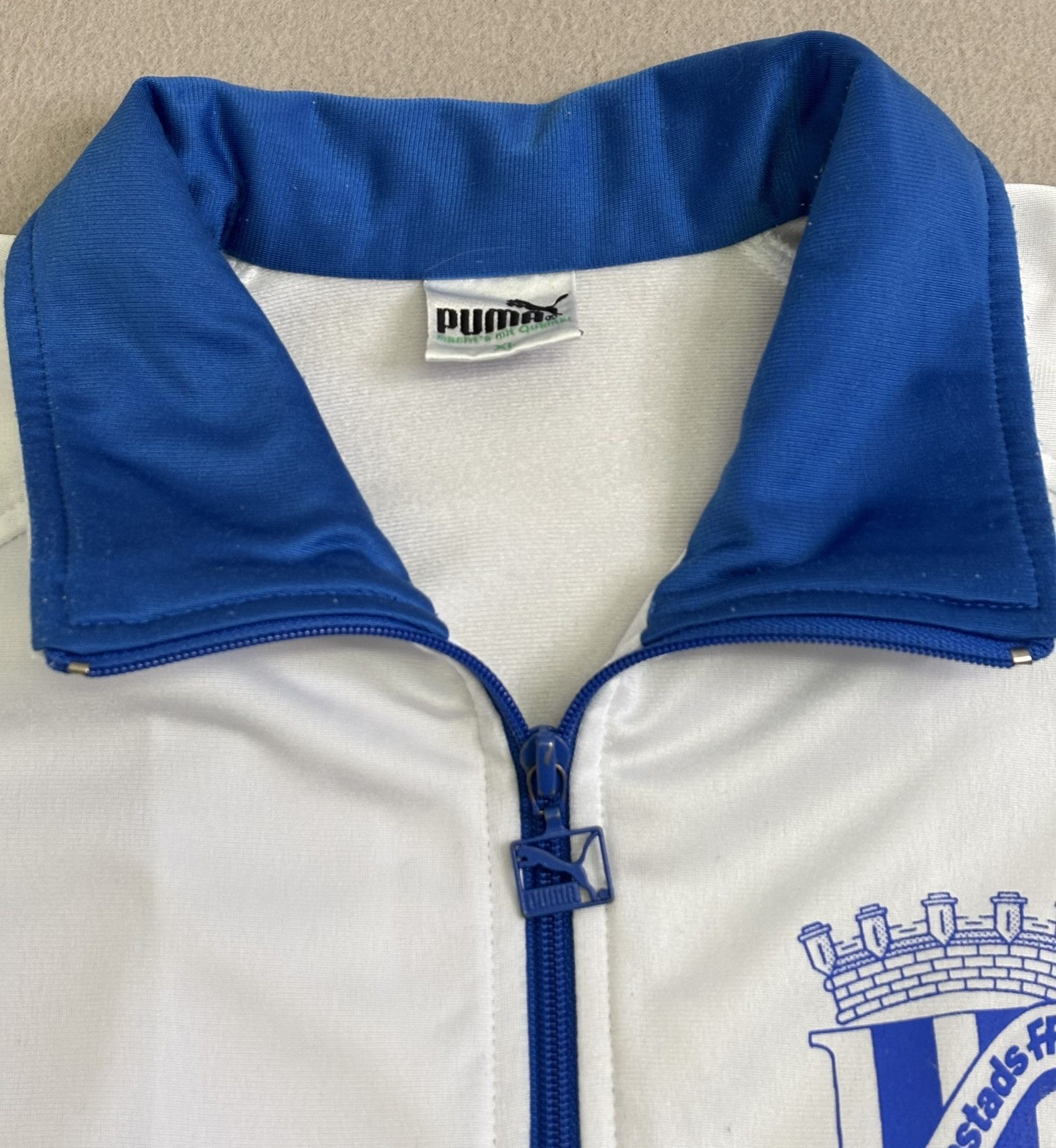 Puma × Vintage Kristianstads FF Puma Football Sweatshirt vintage size XL Size US XL / EU 56 / 4 - 7 Thumbnail