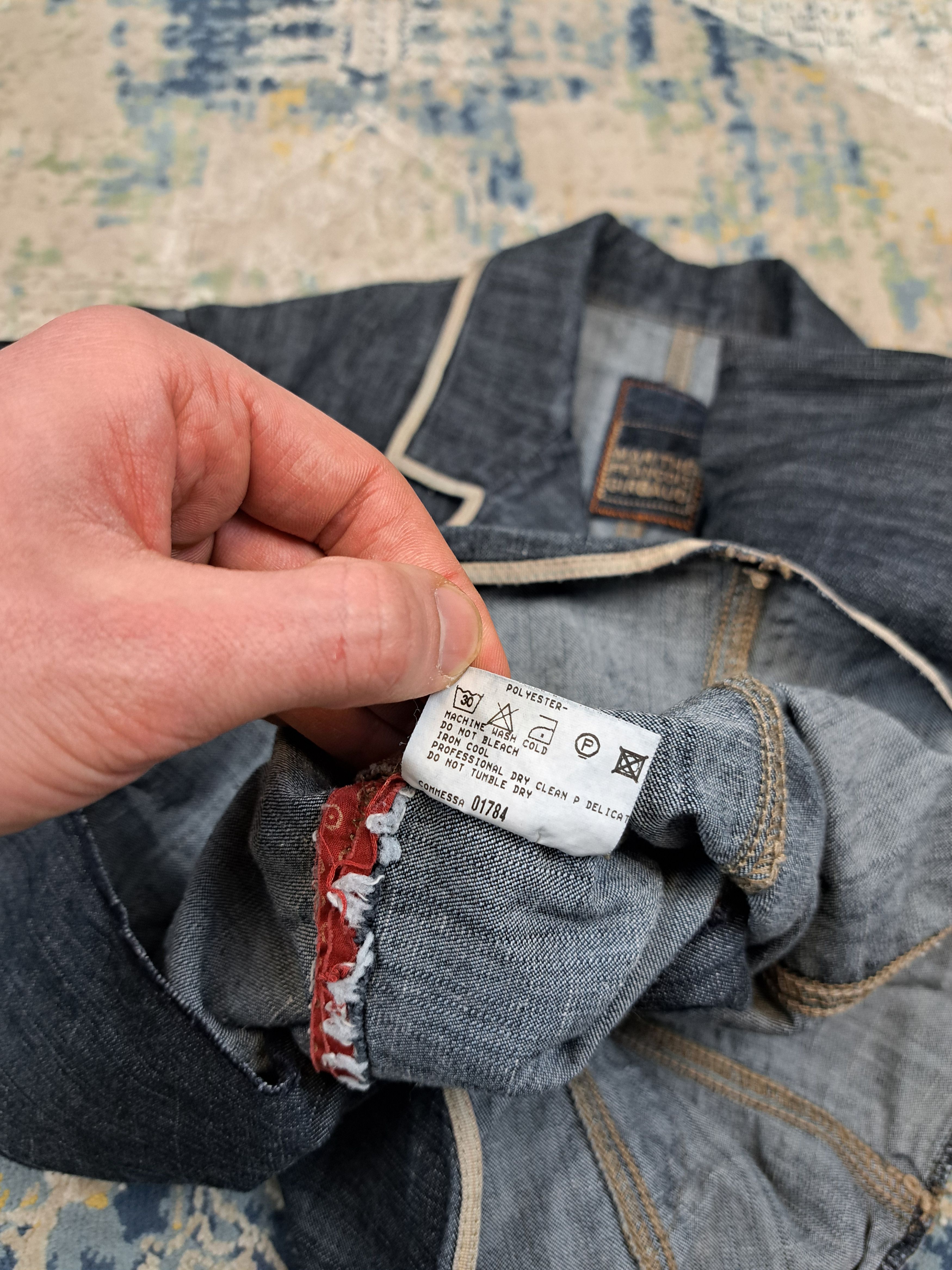 Marithe + Francois Girbaud Marithe Francois Girbaud Short Denim Blazer Jacket Archive Size M / US 6-8 / IT 42-44 - 9 Thumbnail