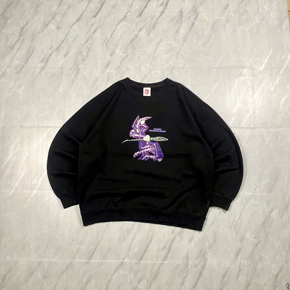 Anime Rare Konami Yu Gi Oh 25th Anniversary Dark Magician Crewneck Size US XL / EU 56 / 4 - 1 Thumbnail