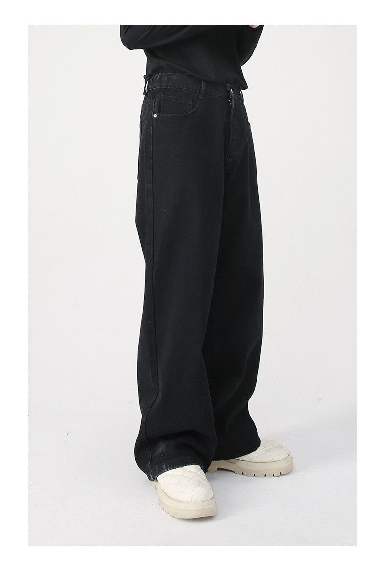 Japanese Brand × Jean Japanese loose elastic waist straight casual jeans Size US 32 / EU 48 - 3 Thumbnail