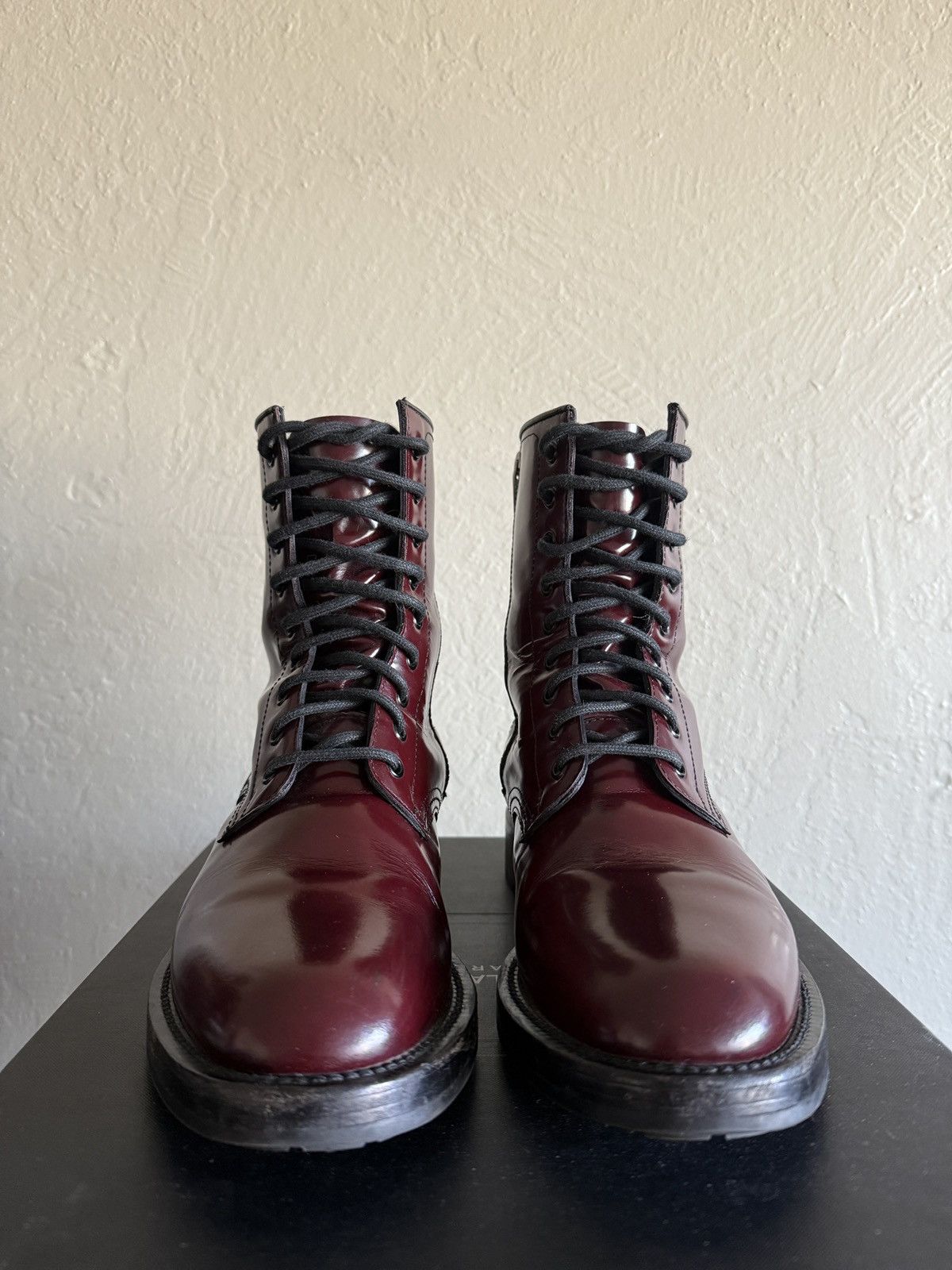 Hedi Slimane × Saint Laurent Paris Rare Saint Laurent Paris Military Boots Ranger Hedi Slimane Size US 10 / EU 43 - 4 Thumbnail