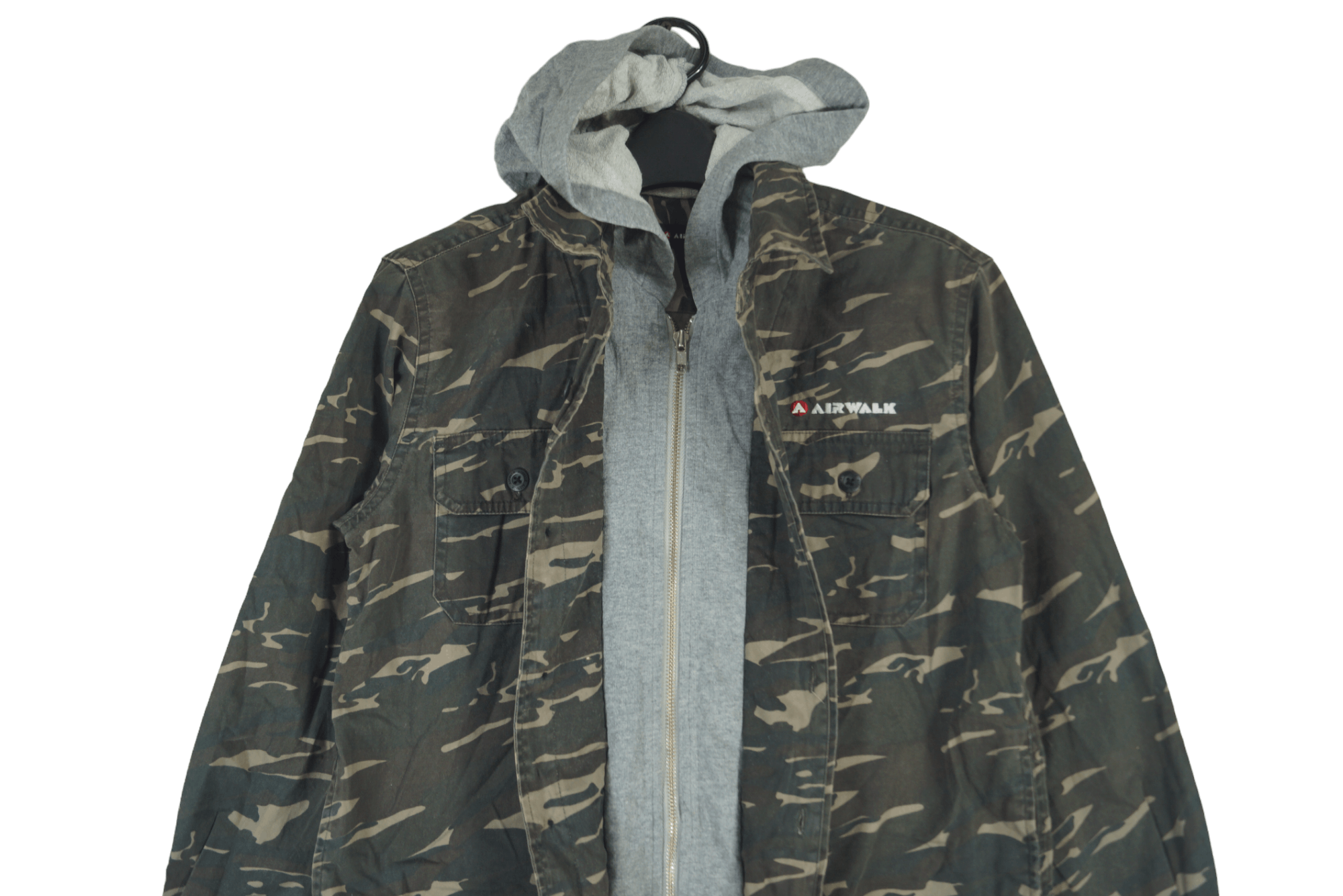 Airwalk × Vintage Vintage Airwalk Jacket Hoodie Camo Nice Design Size US S / EU 44-46 / 1 - 4 Thumbnail