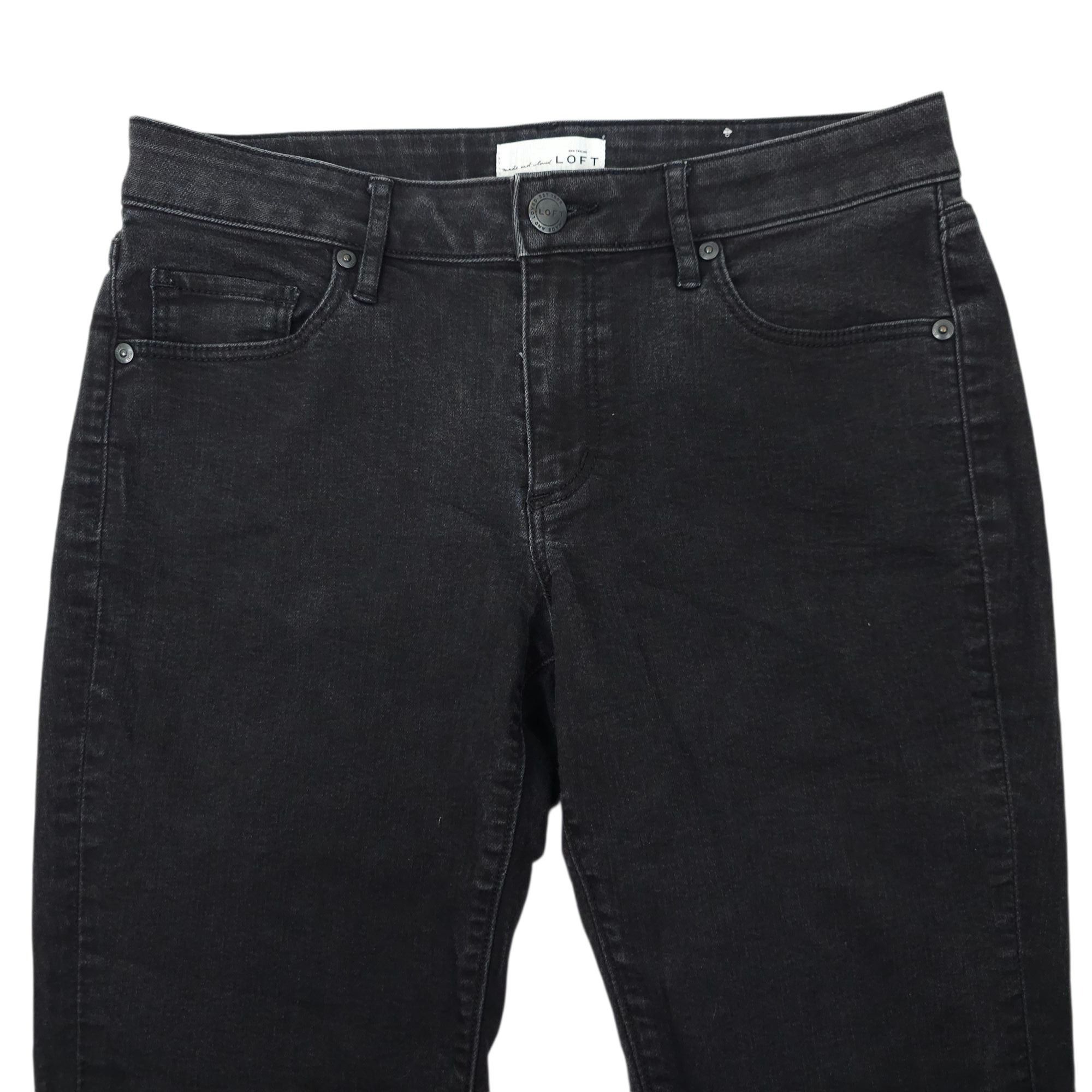 Loft Loft Curvy Skinny Mid Rise Jeans Womens Size 28/6 Ankle Stre Size 30" / US 8 / IT 44 - 9 Thumbnail