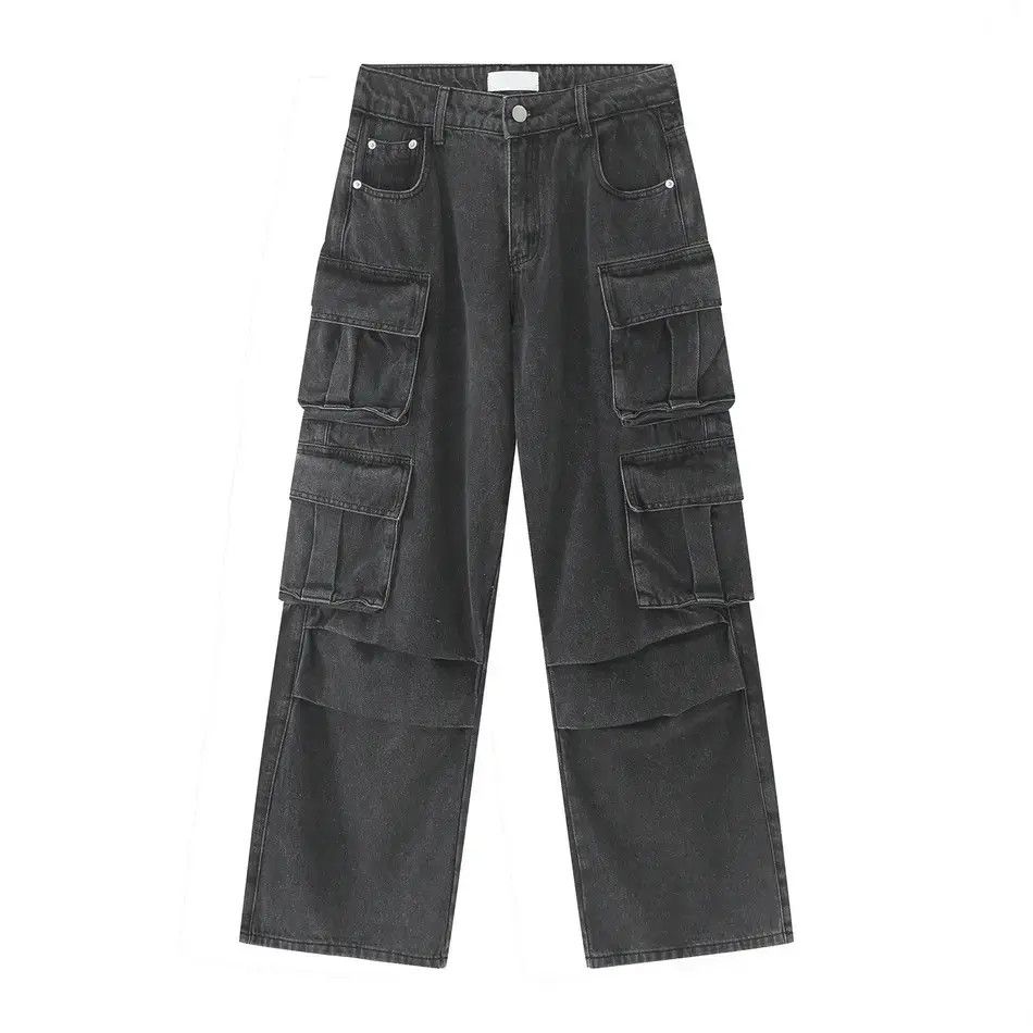 Japanese Brand Retro loose hip-hop pocket jeans Size US 32 / EU 48 - 4 Thumbnail