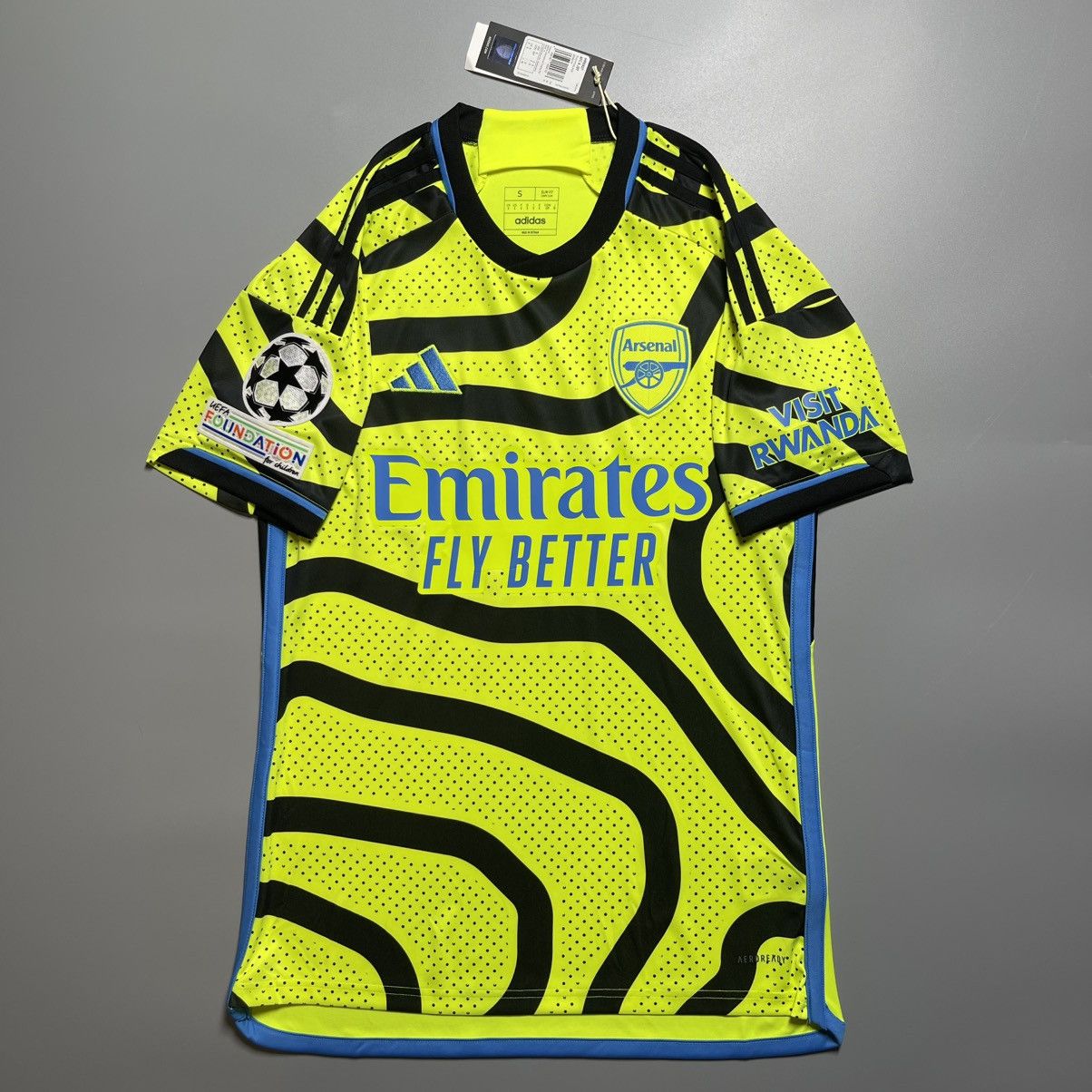 Adidas × Vintage NWT ARSENAL ADIDAS 2023/2024 SOCCER AWAY JERSEY #8 ODEGAARD Size US S / EU 44-46 / 1 - 2 Thumbnail
