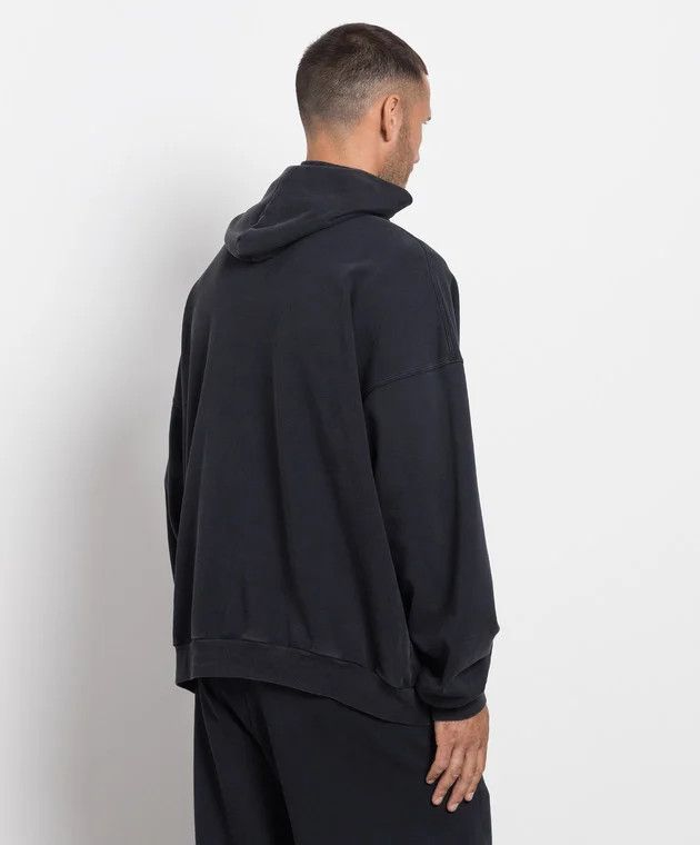 Balenciaga o1la1rc1a0824 Outline Hoodie Oversized in Black/White Size US L / EU 52-54 / 3 - 4 Thumbnail