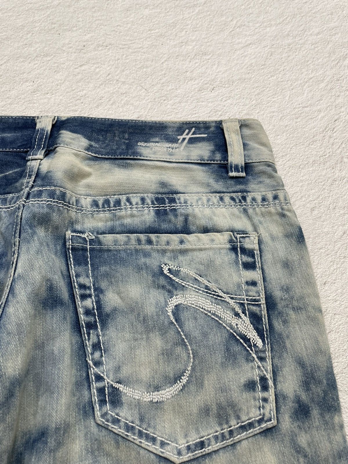 Hysteric Glamour 2000s Hangten Acid Jorts Denim Y2K Japan Style Size US 33 - 6 Thumbnail