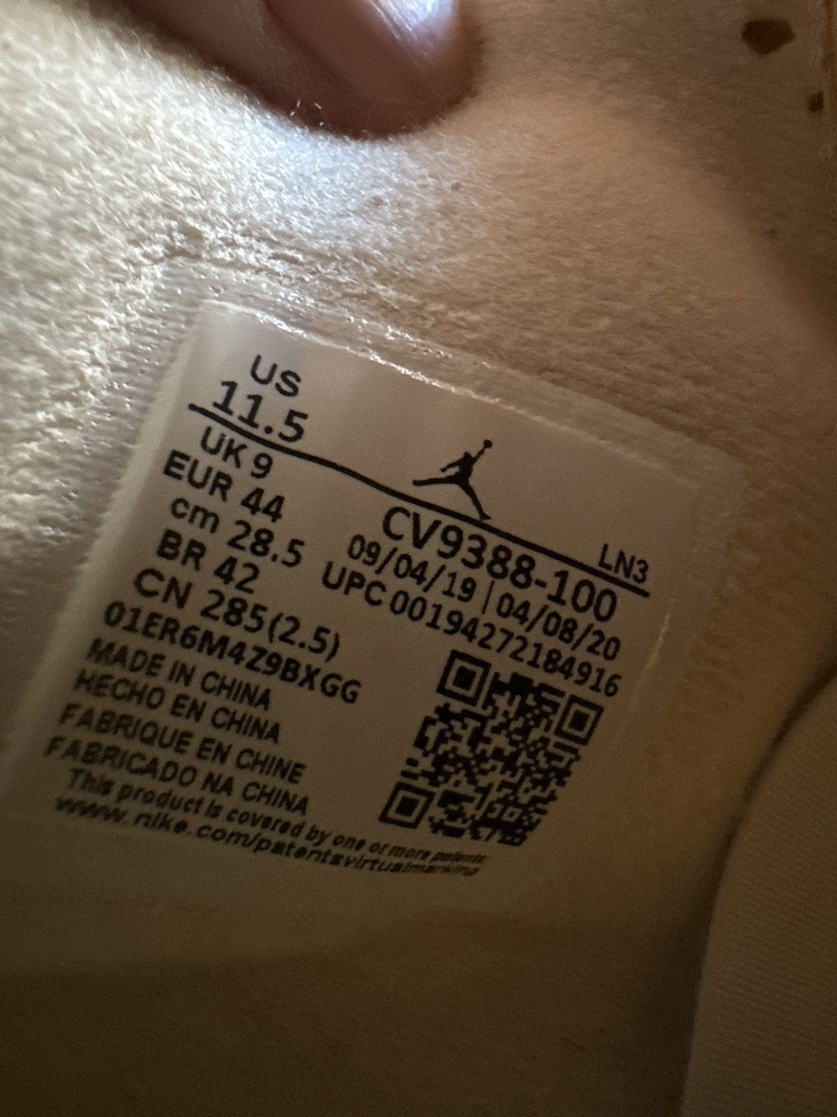 Jordan Brand × Nike × Off-White Off-White x Air Jordan 4 Retro SP ‘Sail’ Size US 10 / EU 43 - 6 Thumbnail