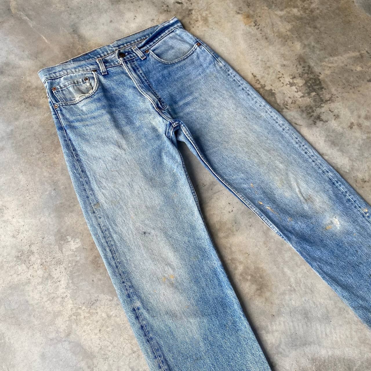 Levi's Vintage Clothing VINTAGE LEVI’S 505 MUDWASH - 90s USA 553 BUTTON STAMP W33 Size US 33 - 4 Thumbnail