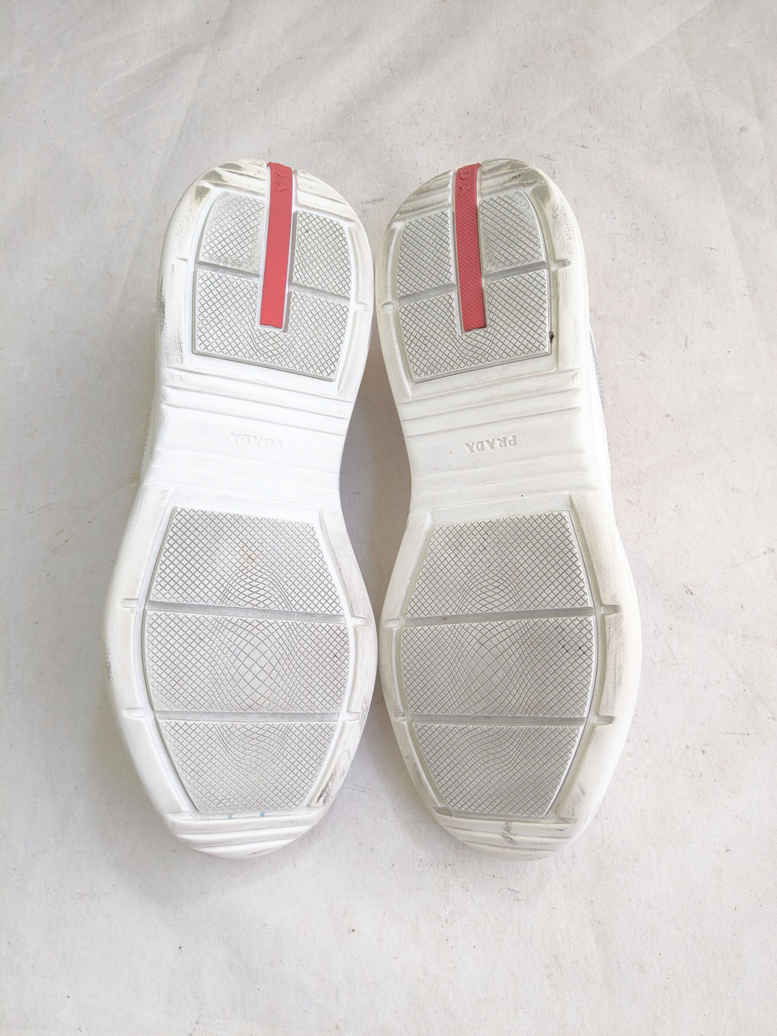 Prada Prada America's Cup White Patent Leather 11 Low Top Size US 11 / EU 44 - 13 Thumbnail